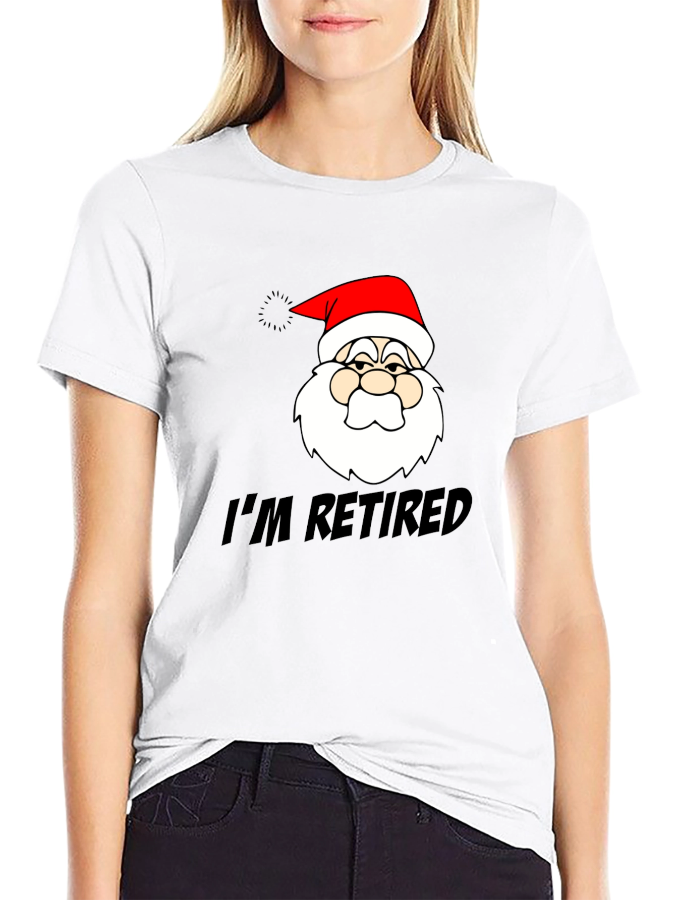Im Retired Santa Graphic T-Shirt
