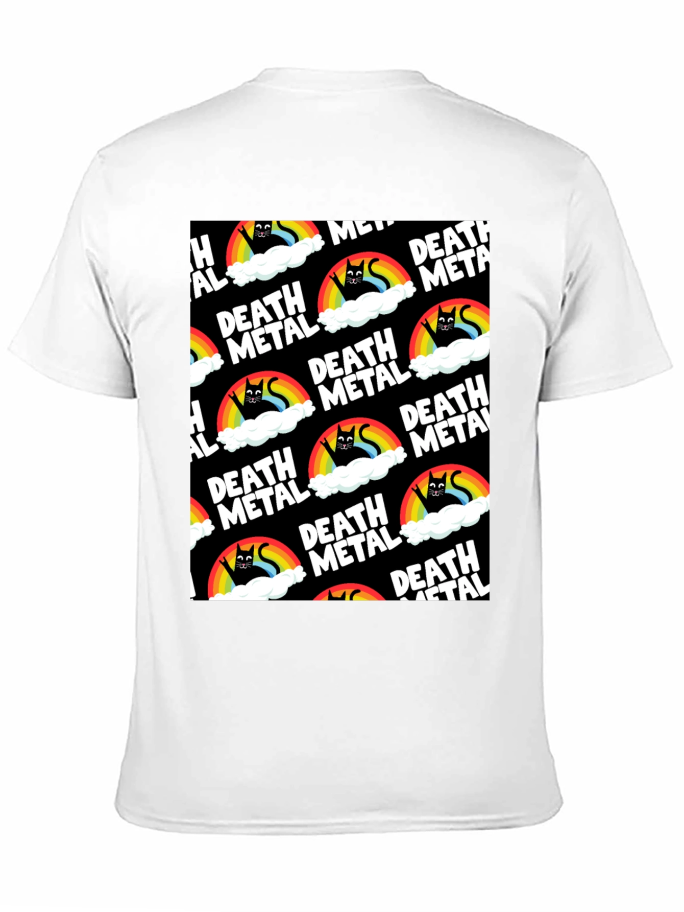 Death Metal Rainbow Cat T-Shirt