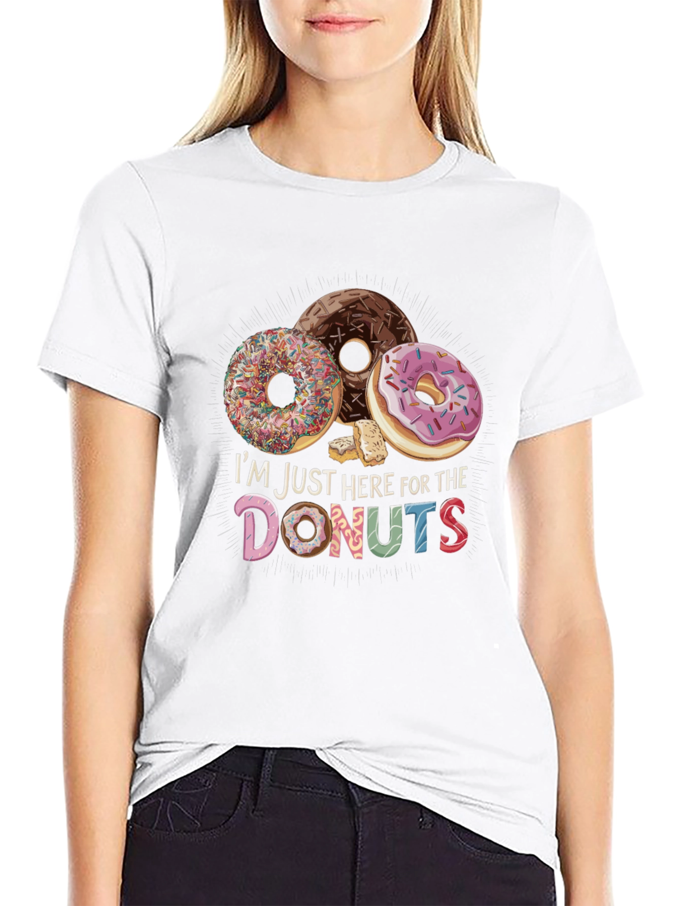 Im Just Here For The Donuts T-Shirt