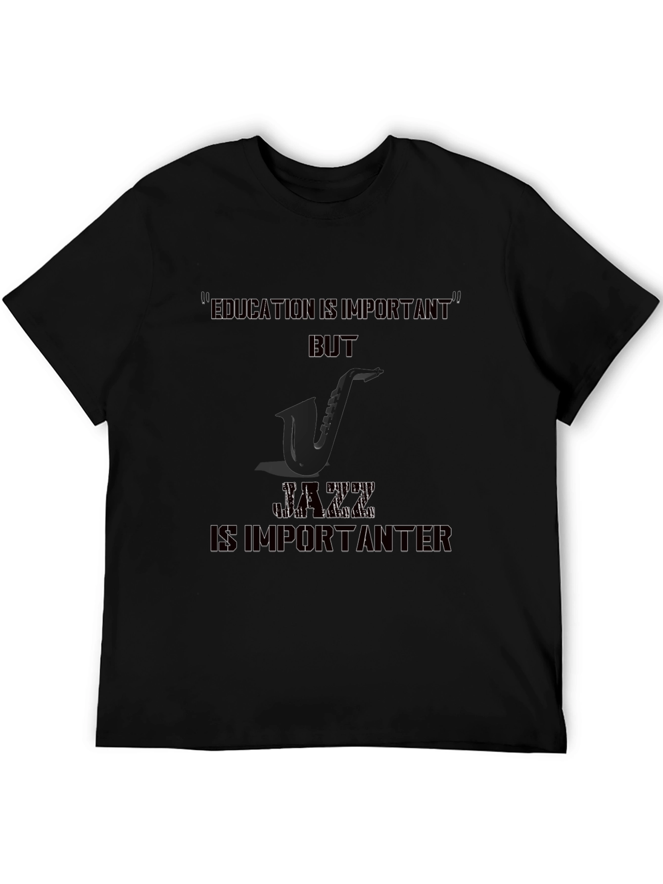 Jazz is Importanter T-Shirt - Black