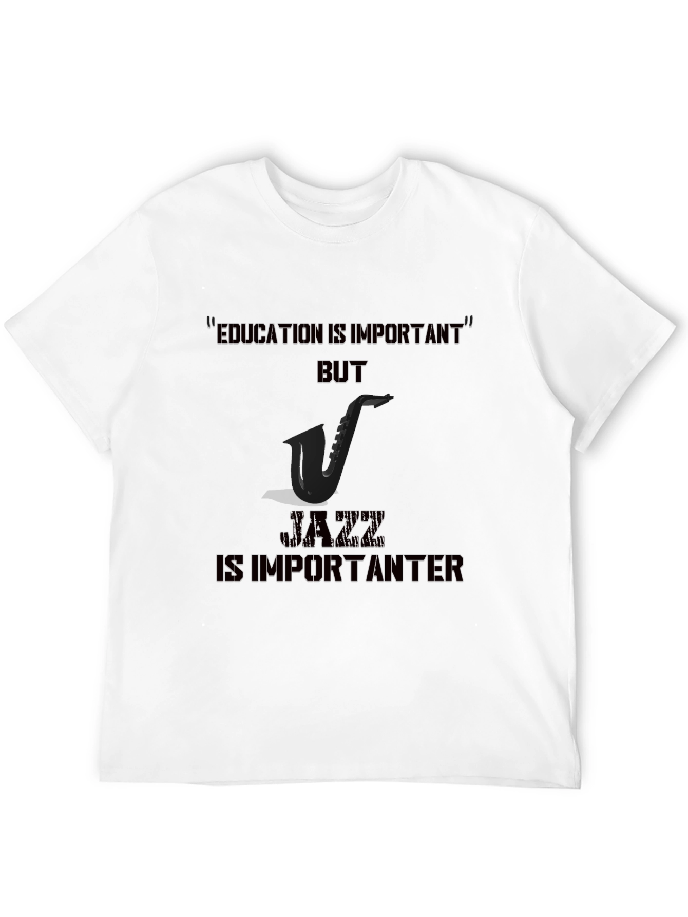 Jazz is Importanter T-Shirt - Black