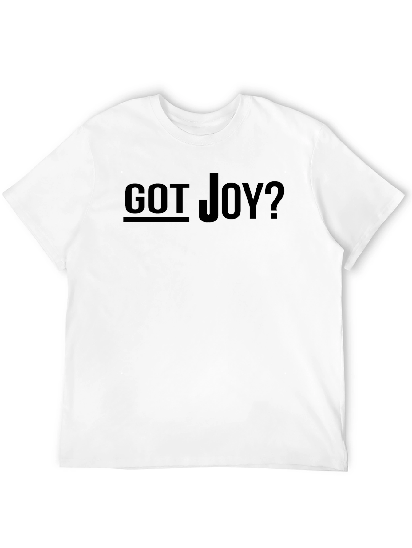 Got Joy? Black Graphic Tee Shirt