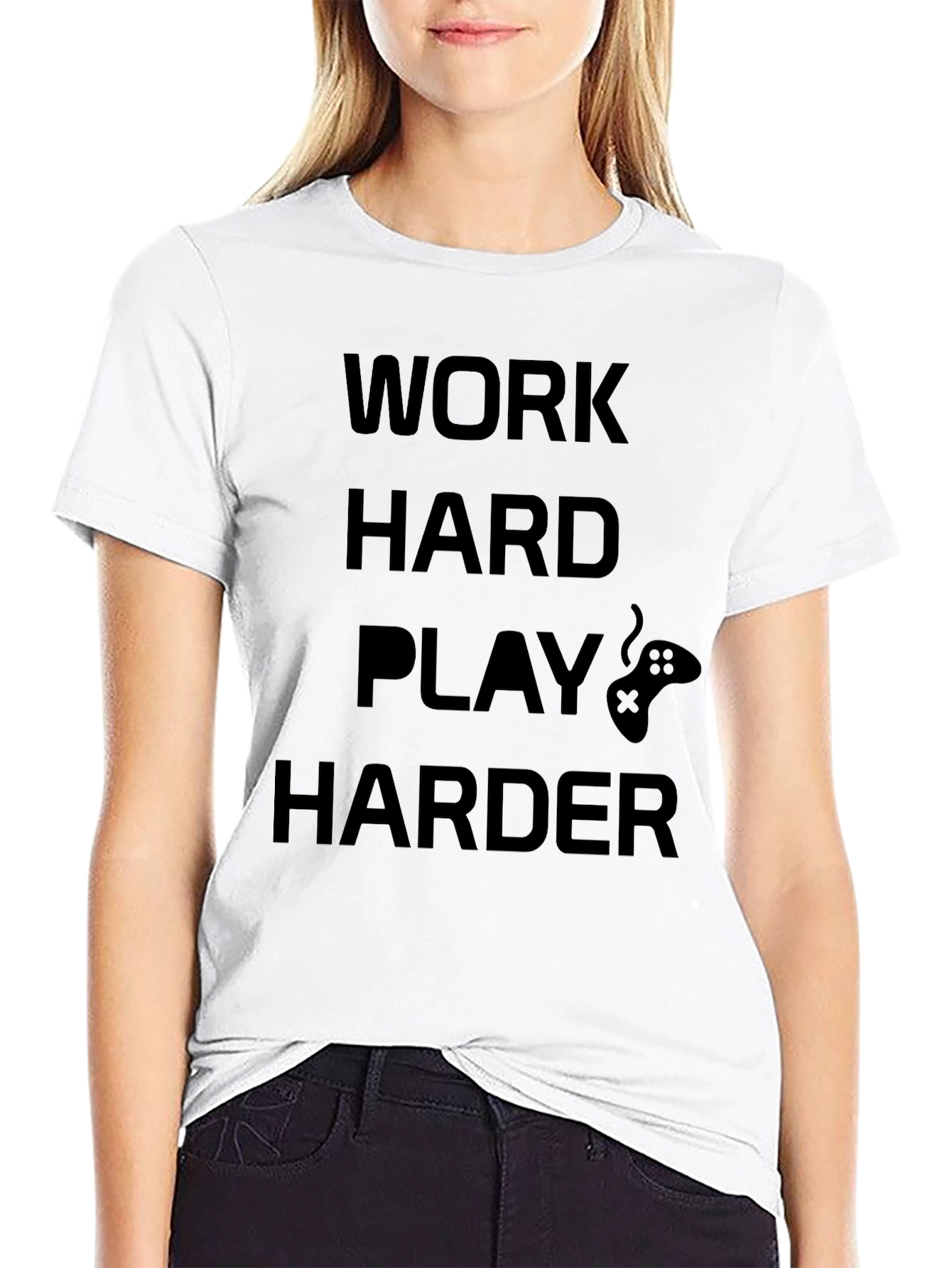Work Hard Play Harder Gaming T-Shirt