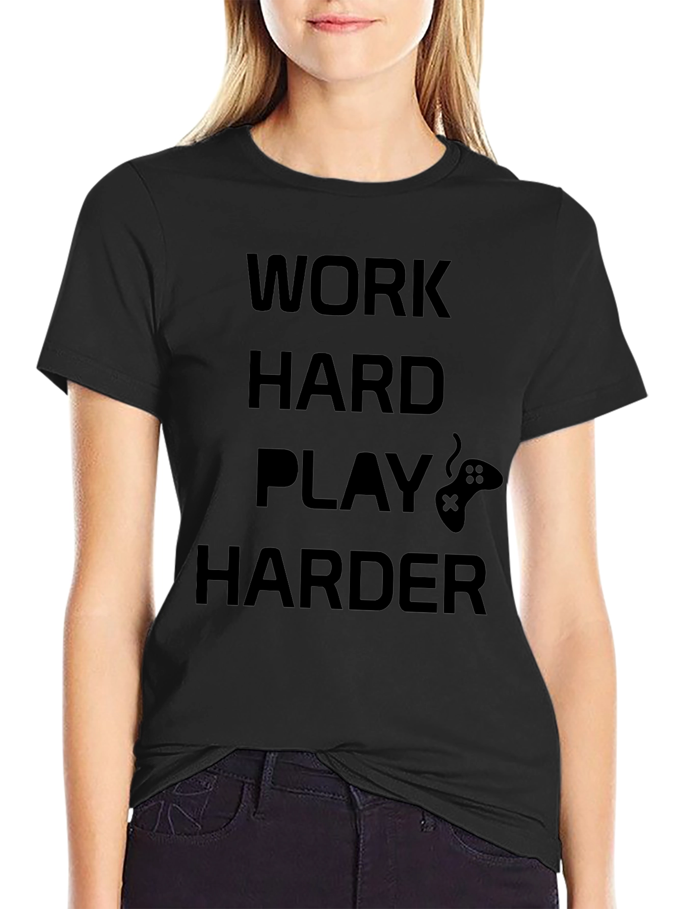 Work Hard Play Harder Gaming T-Shirt