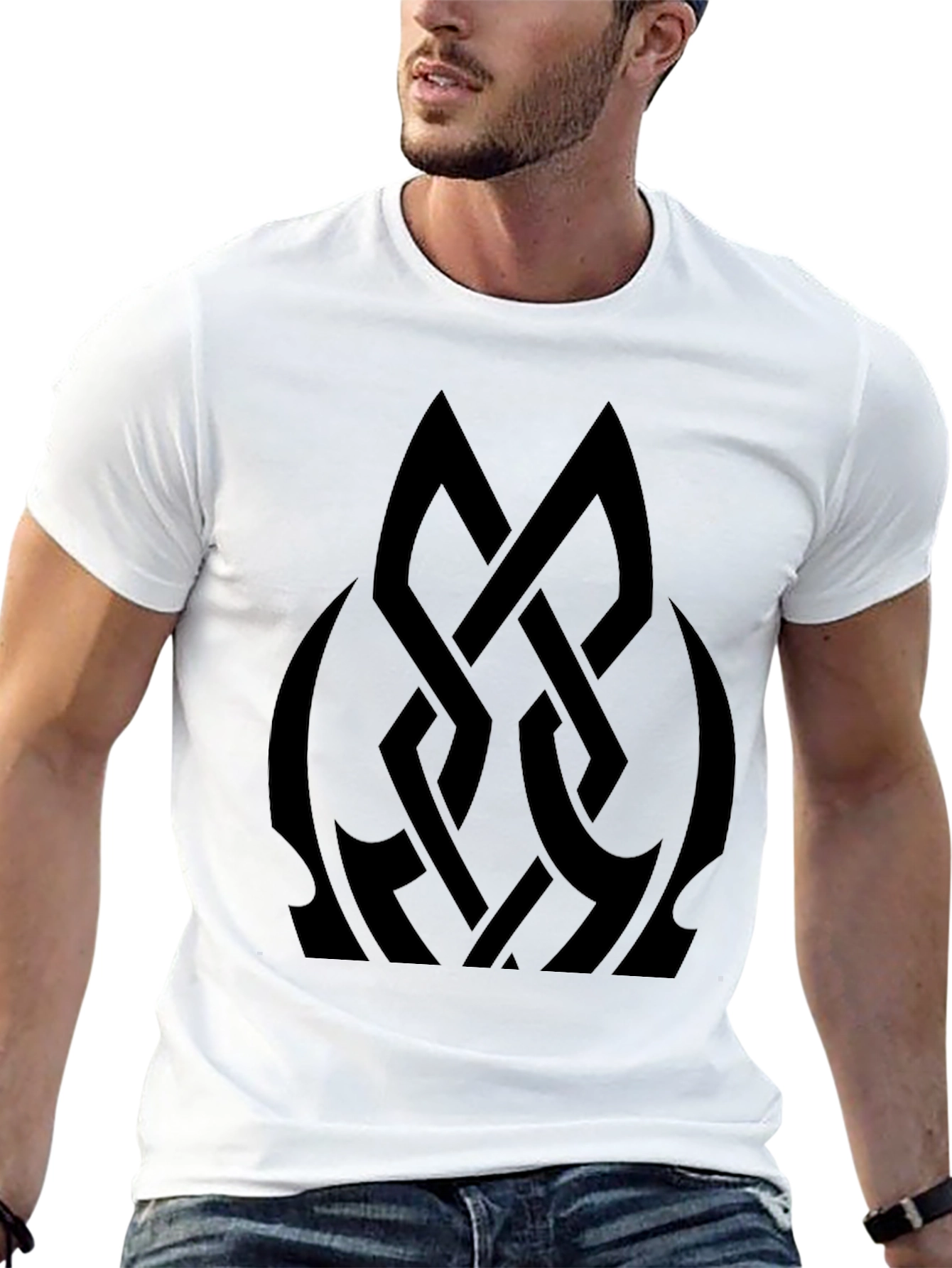 Black Celtic Knot Graphic Tee