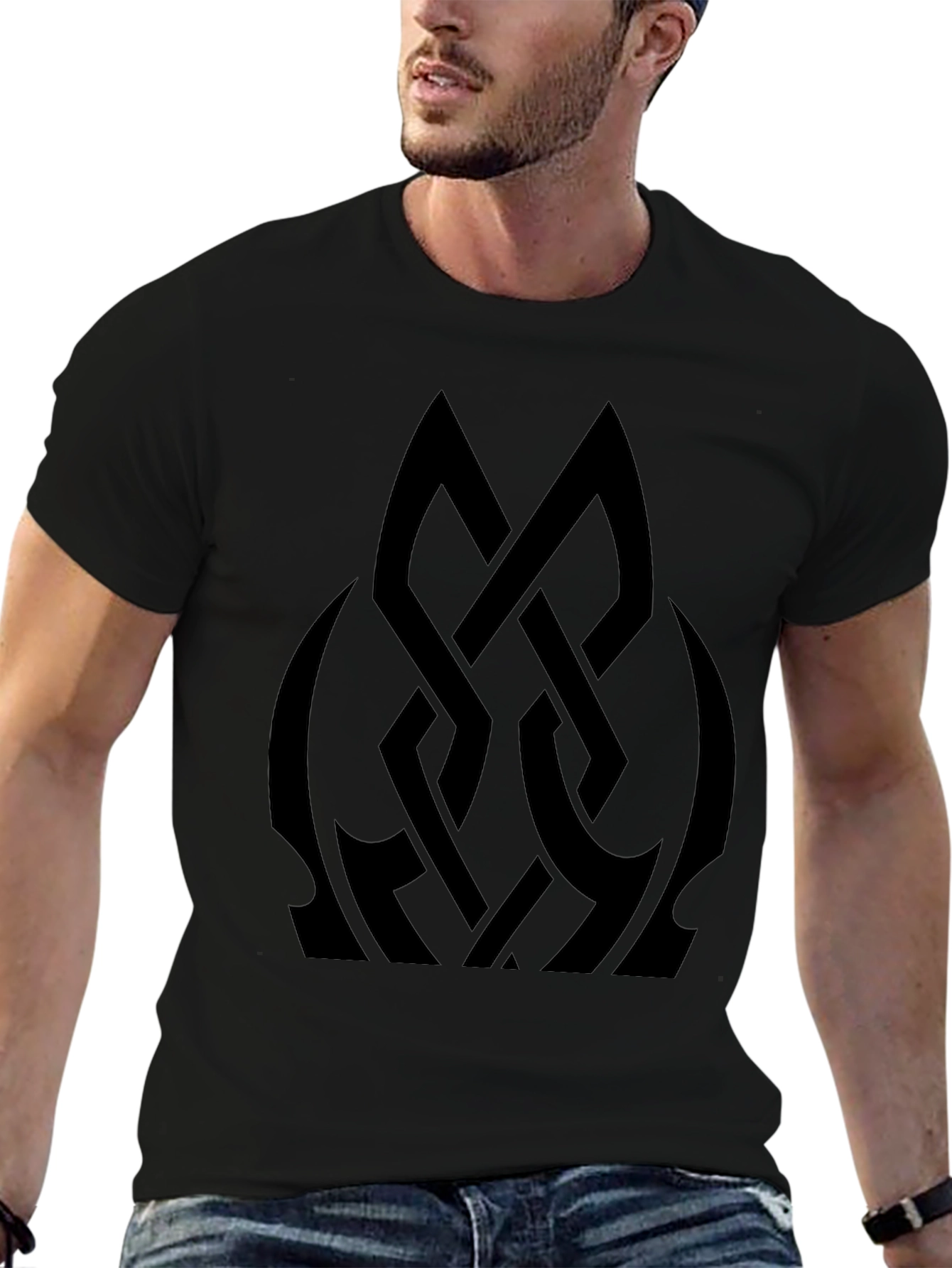 Black Celtic Knot Graphic Tee