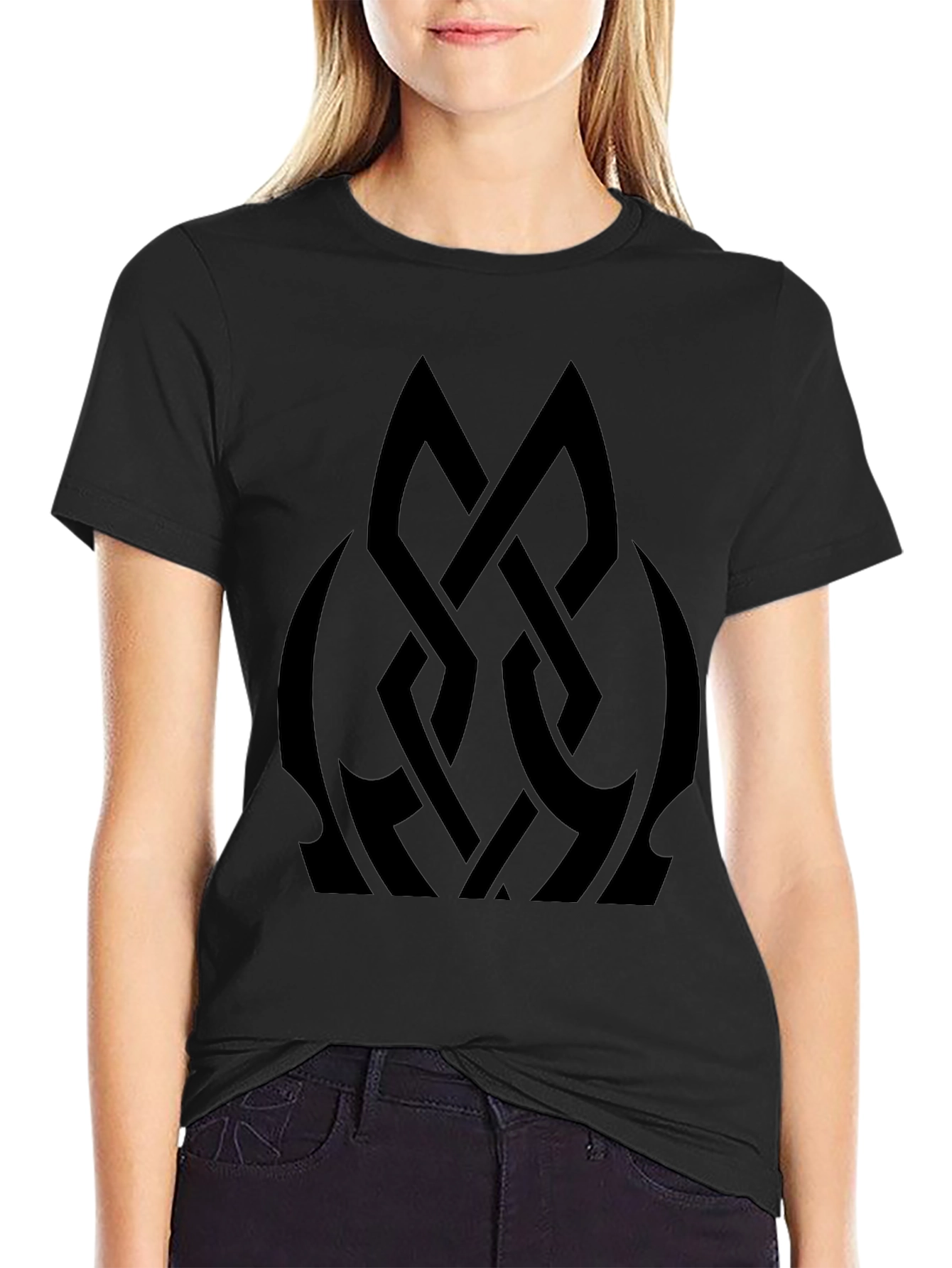 Black Celtic Knot Graphic Tee