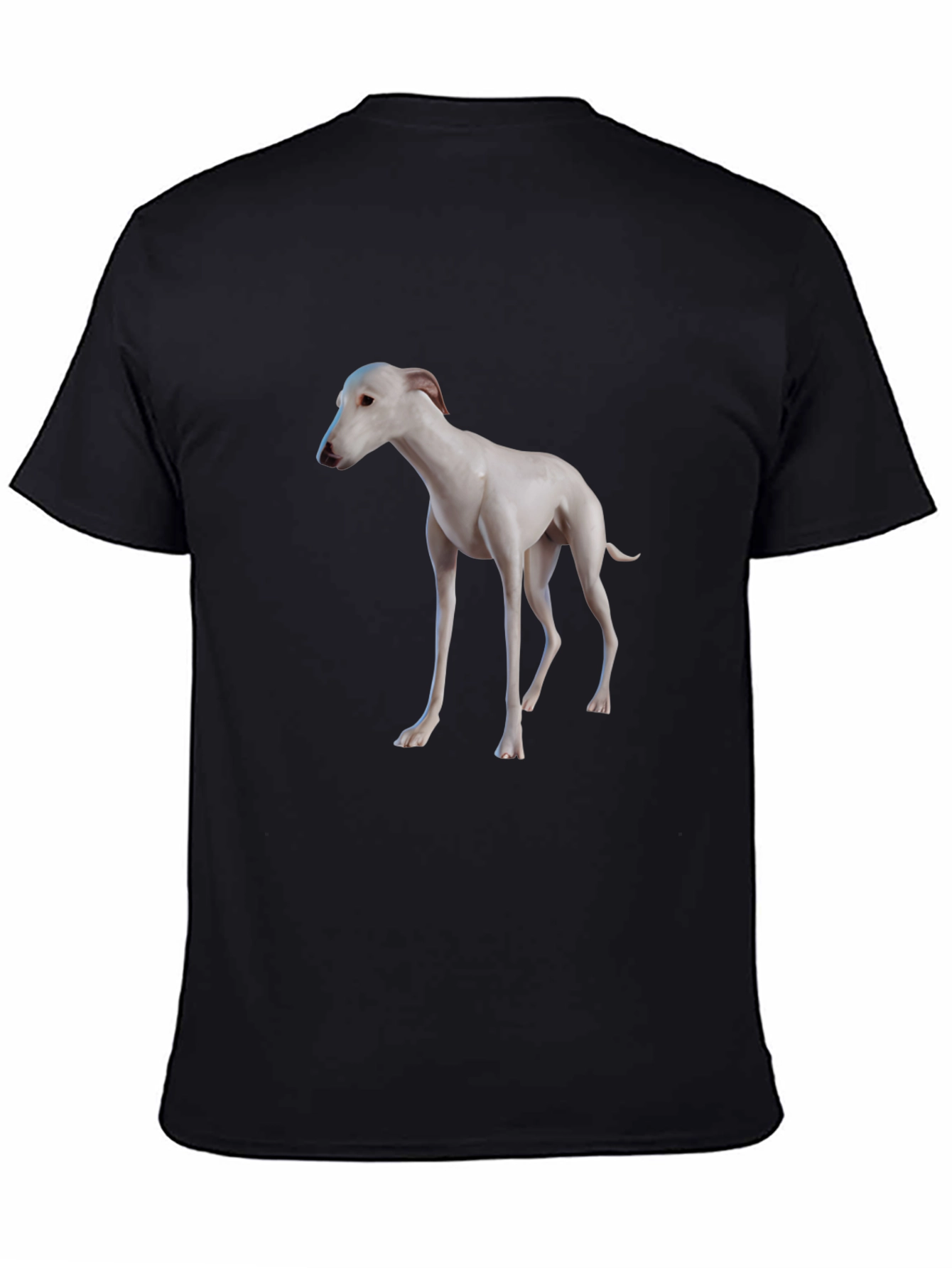 Dog Graphic Black T-Shirt