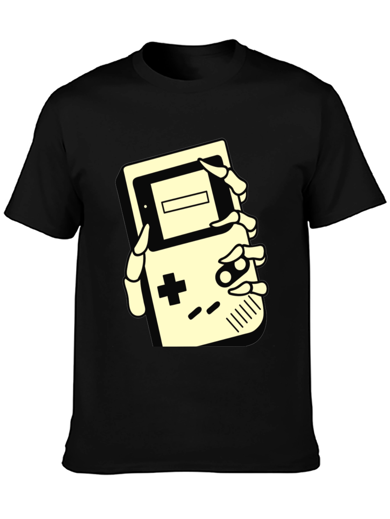 Retro Game Over T-Shirt: Gaming Skeleton Hand