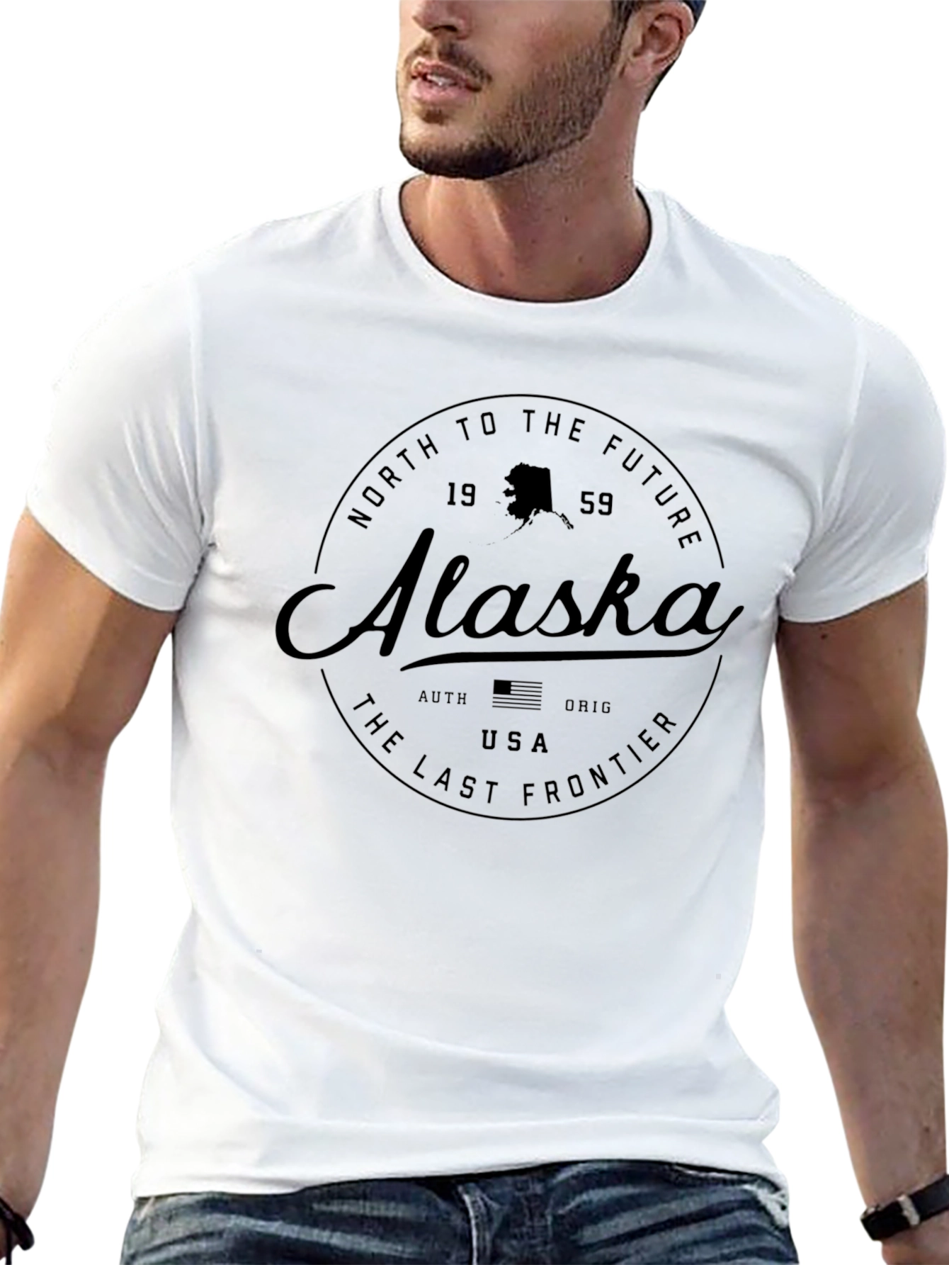 Alaska North To The Future Graphic Tee