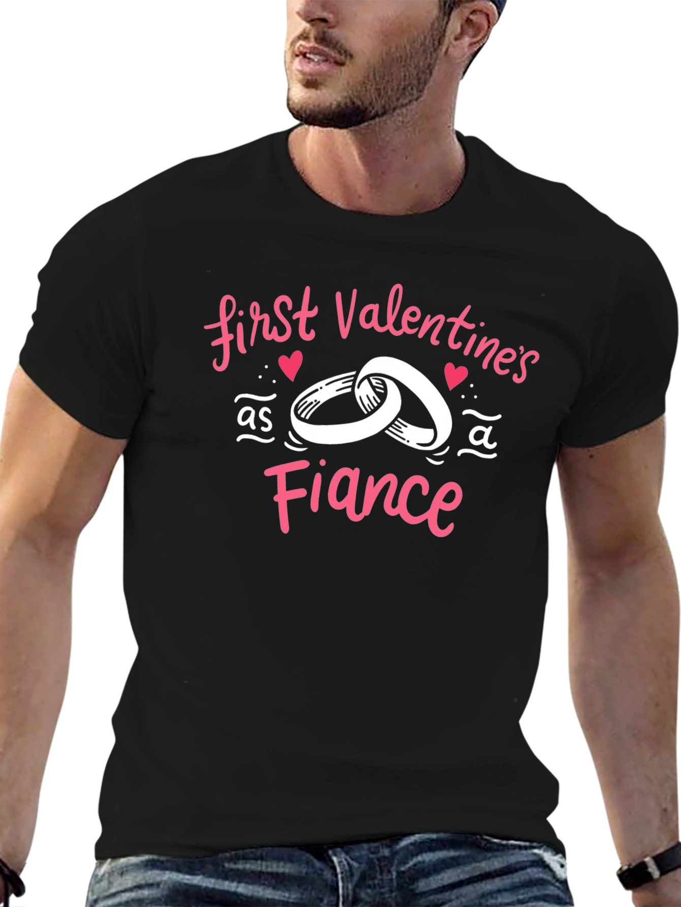 First Valentines Day as a Fiancé T-Shirt