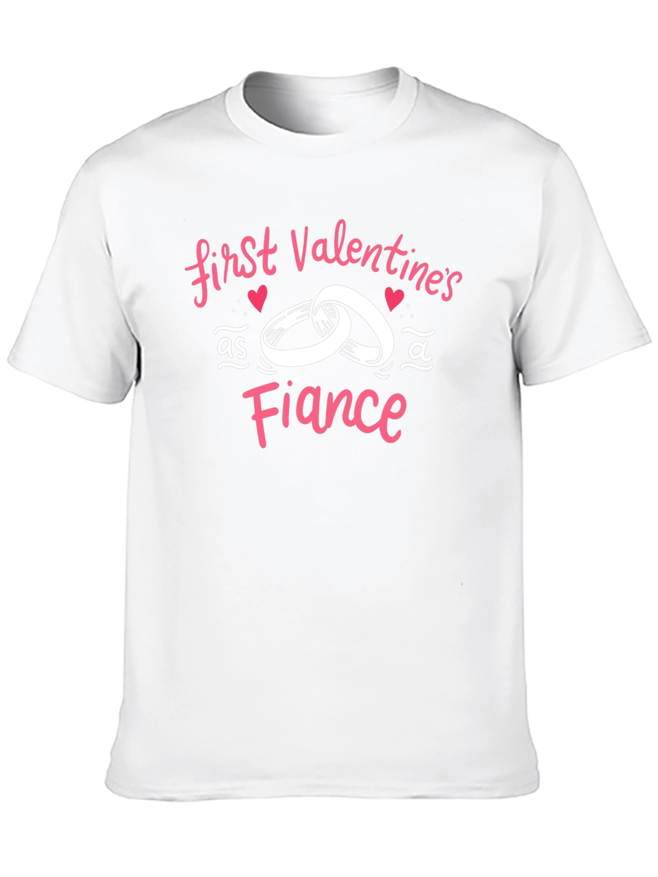 First Valentines Day as a Fiancé T-Shirt