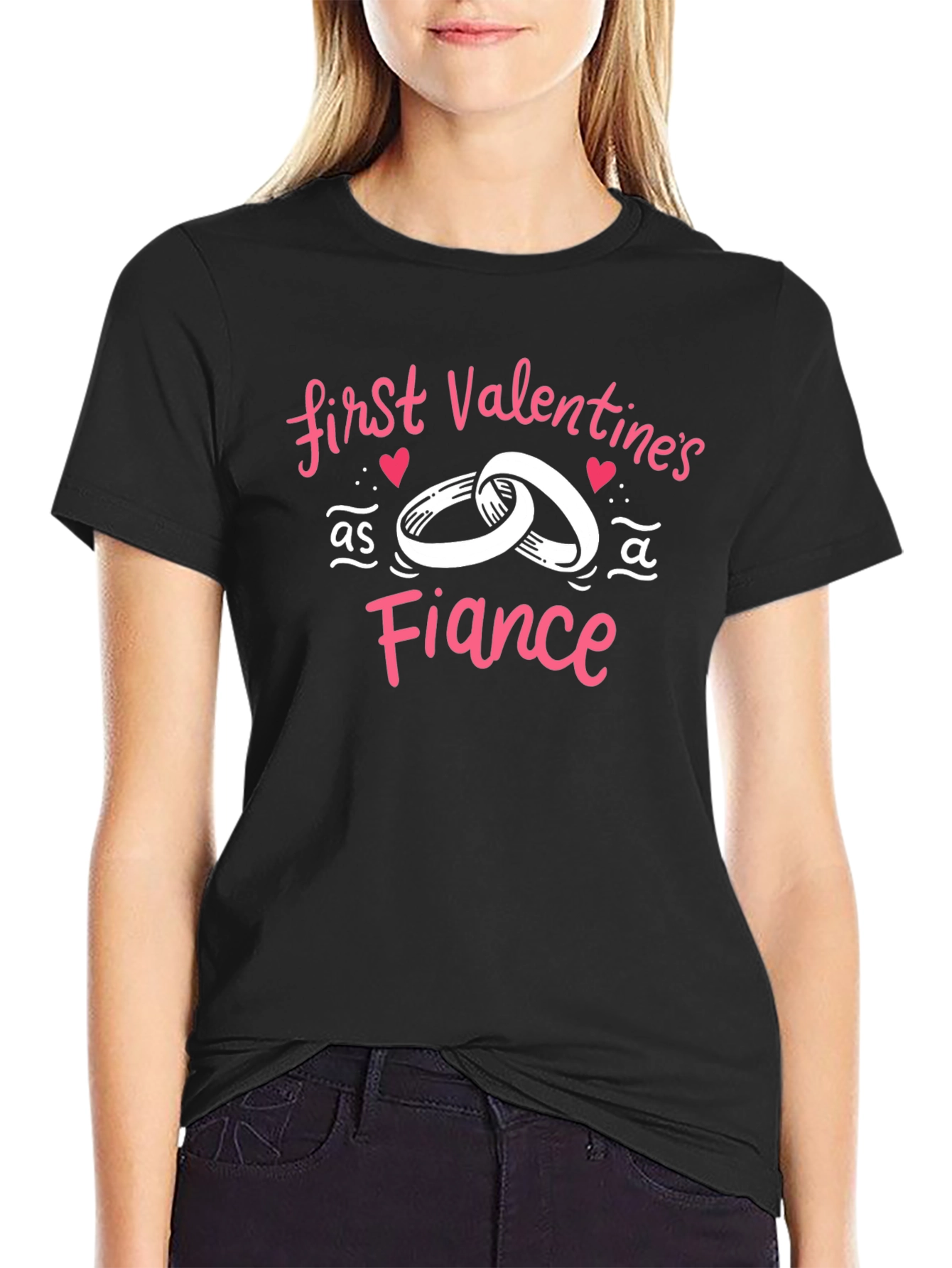 First Valentines Day as a Fiancé T-Shirt
