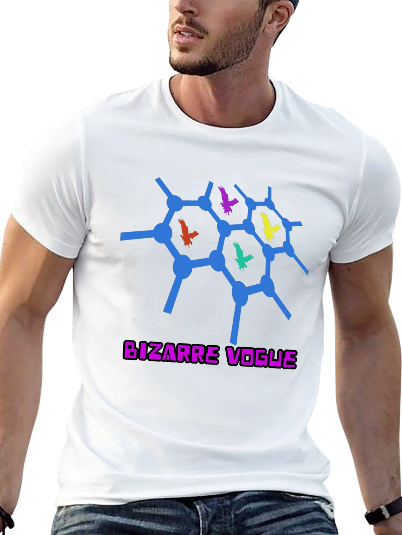 Bizarre Vogue T-Shirt - Modern Graphic Tee
