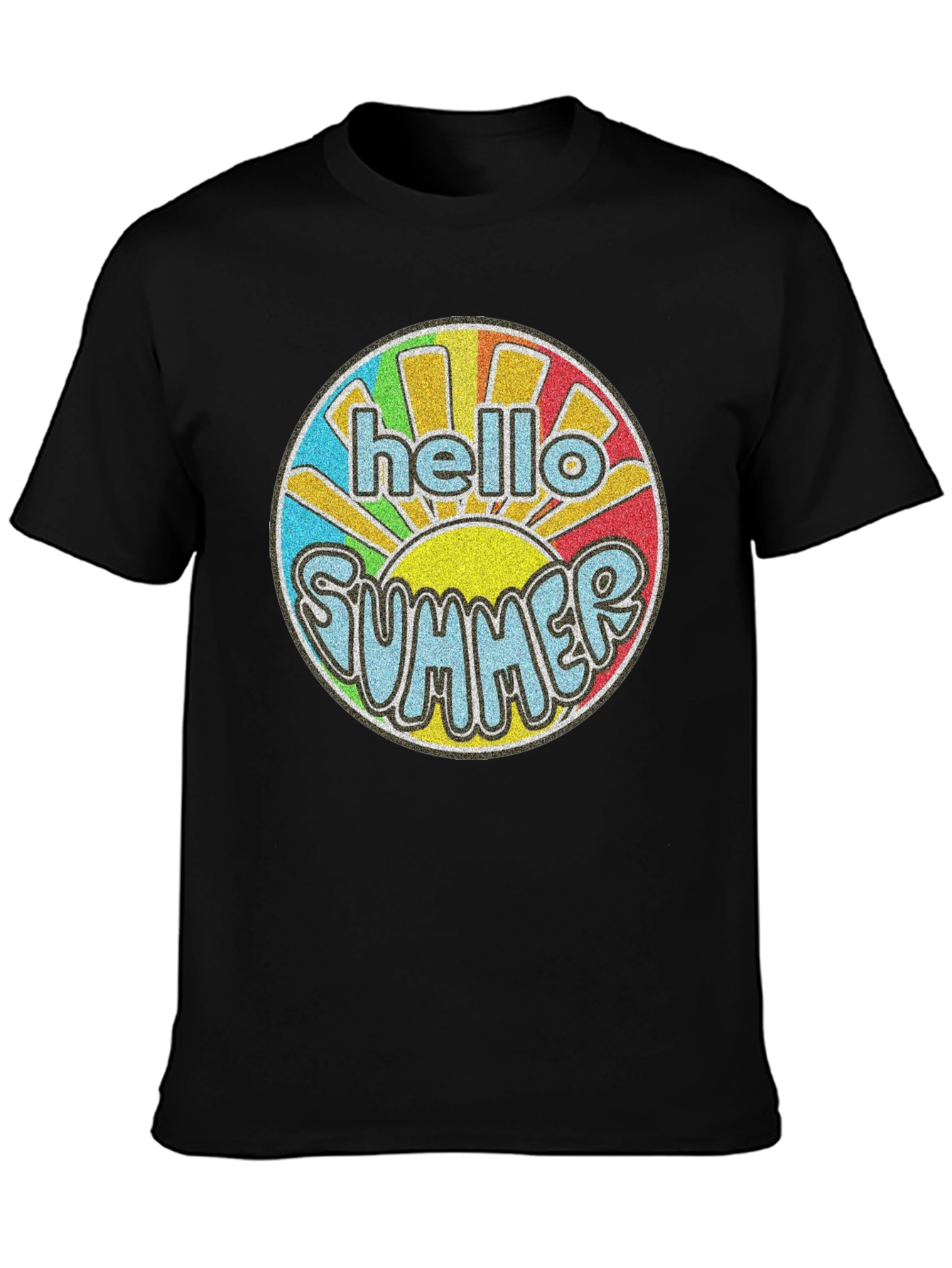 Hello Summer Retro Graphic T-Shirt