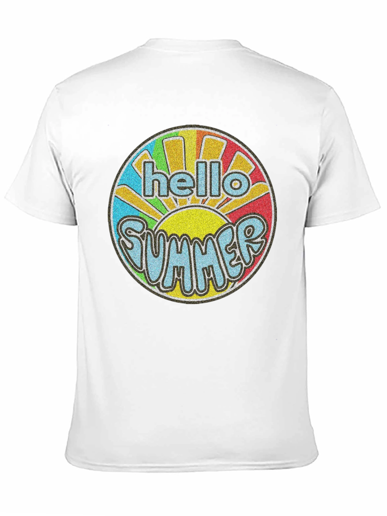 Hello Summer Retro Graphic T-Shirt