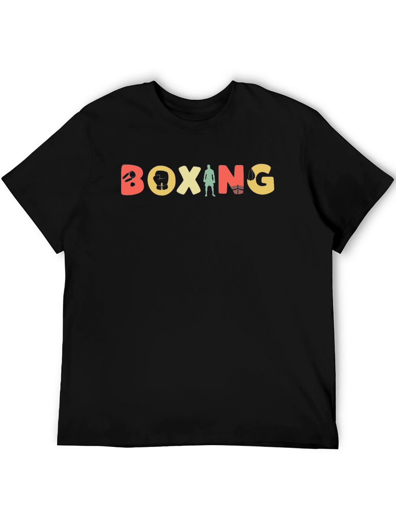 Retro Boxing Graphic Tee - Punchy Style