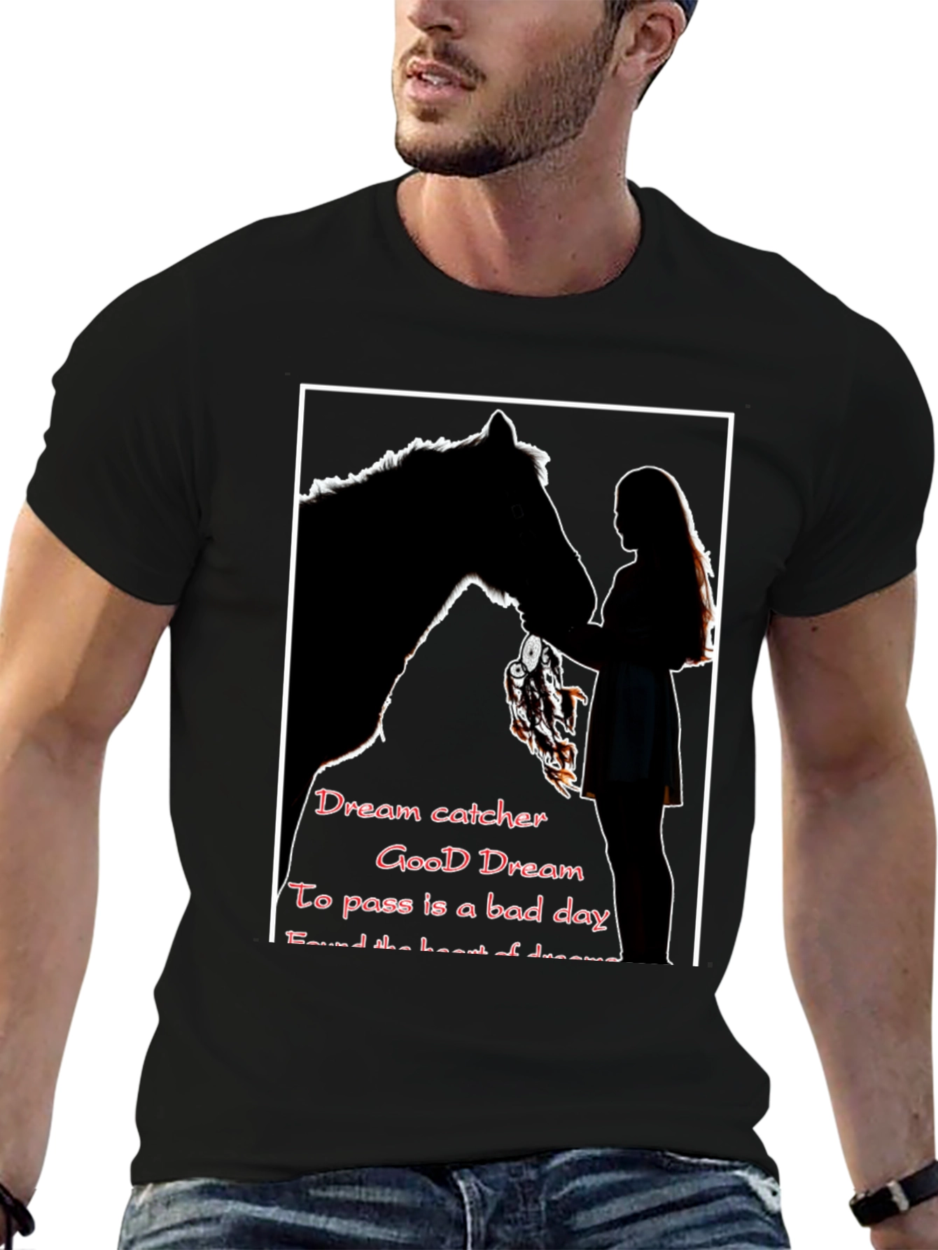 Dream Catcher Horse Graphic T-Shirt