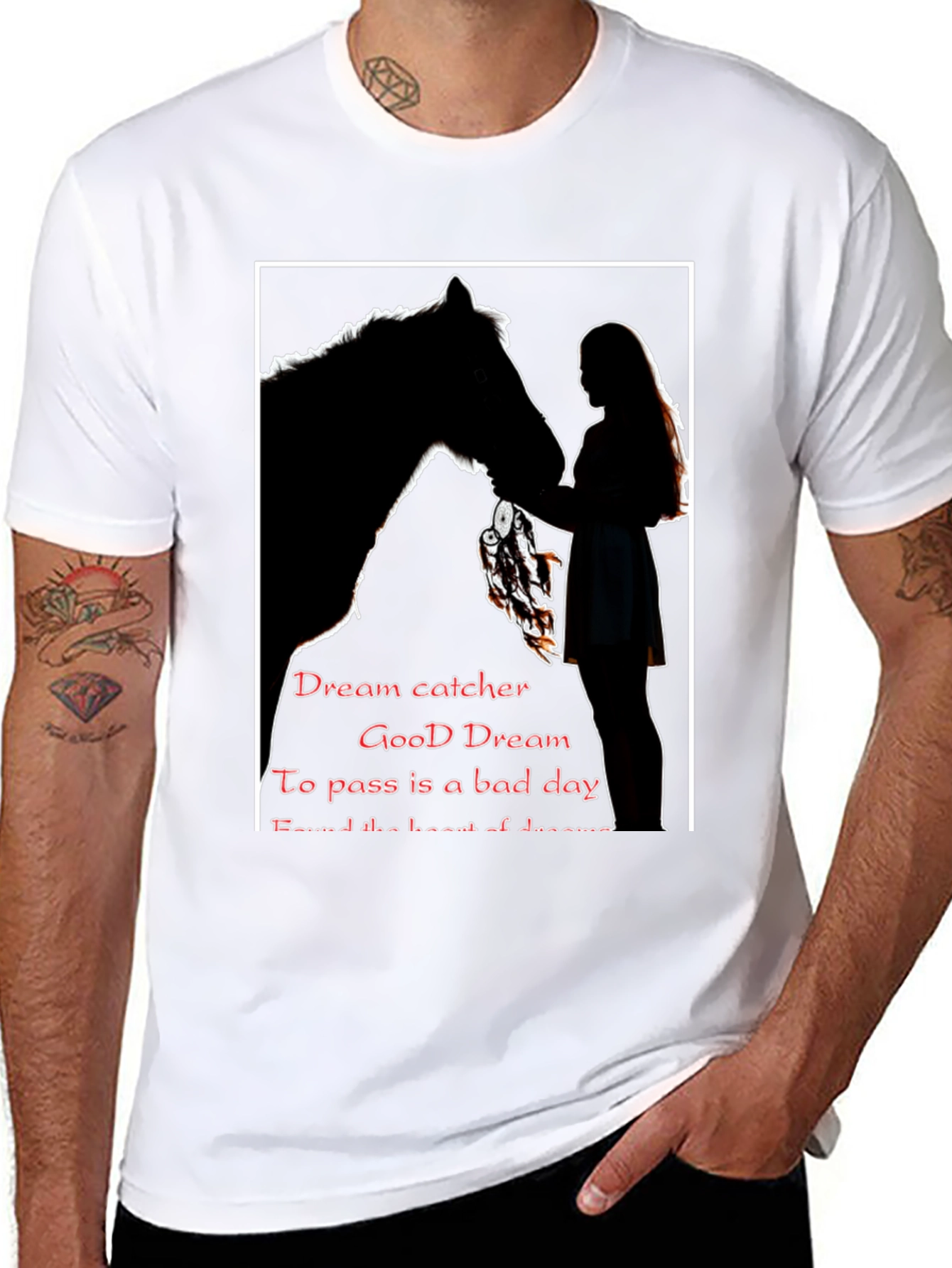 Dream Catcher Horse Graphic T-Shirt