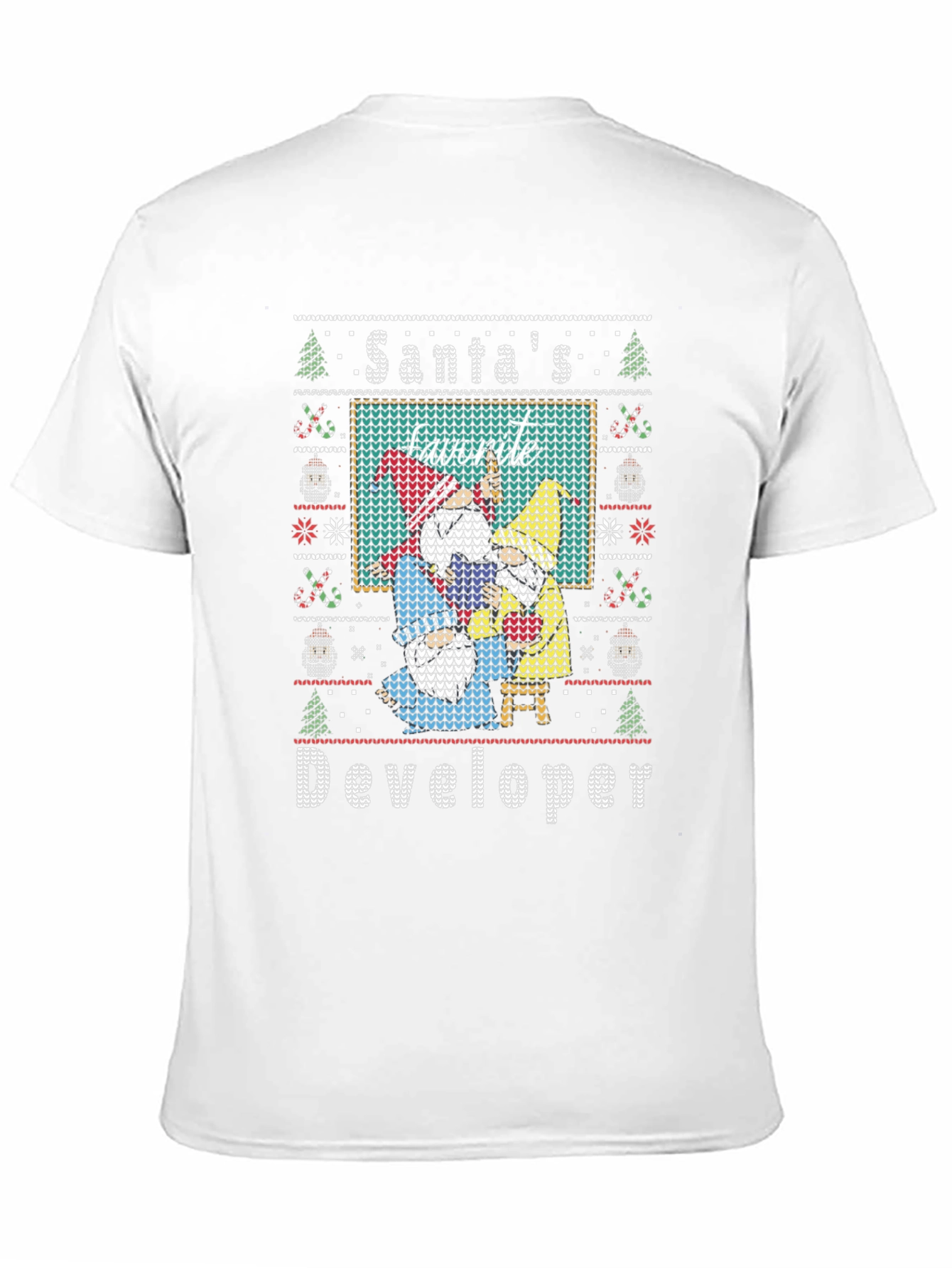 Santas Favorite Developer Holiday Sweater T-Shirt