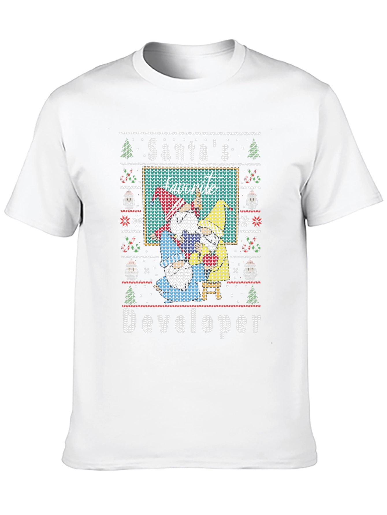 Santas Favorite Developer Holiday Sweater T-Shirt