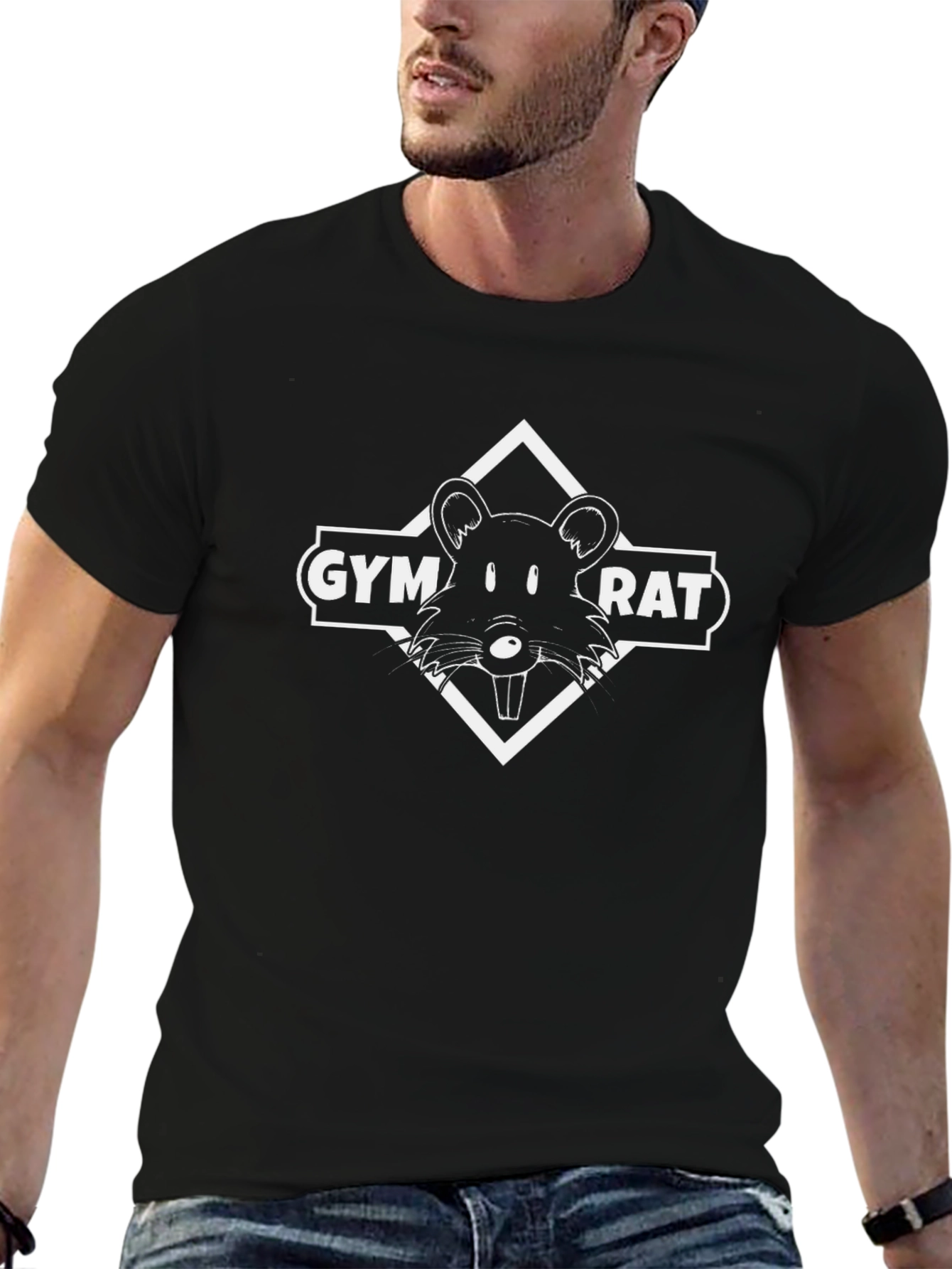 Gym Rat Graphic T-Shirt - Fitness Apparel