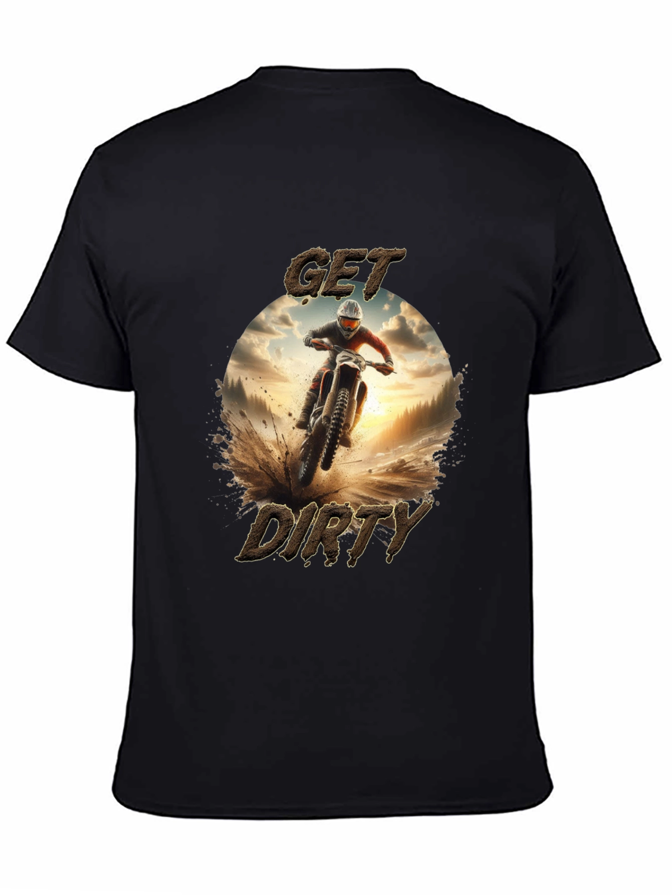Get Dirty Black Graphic Tee