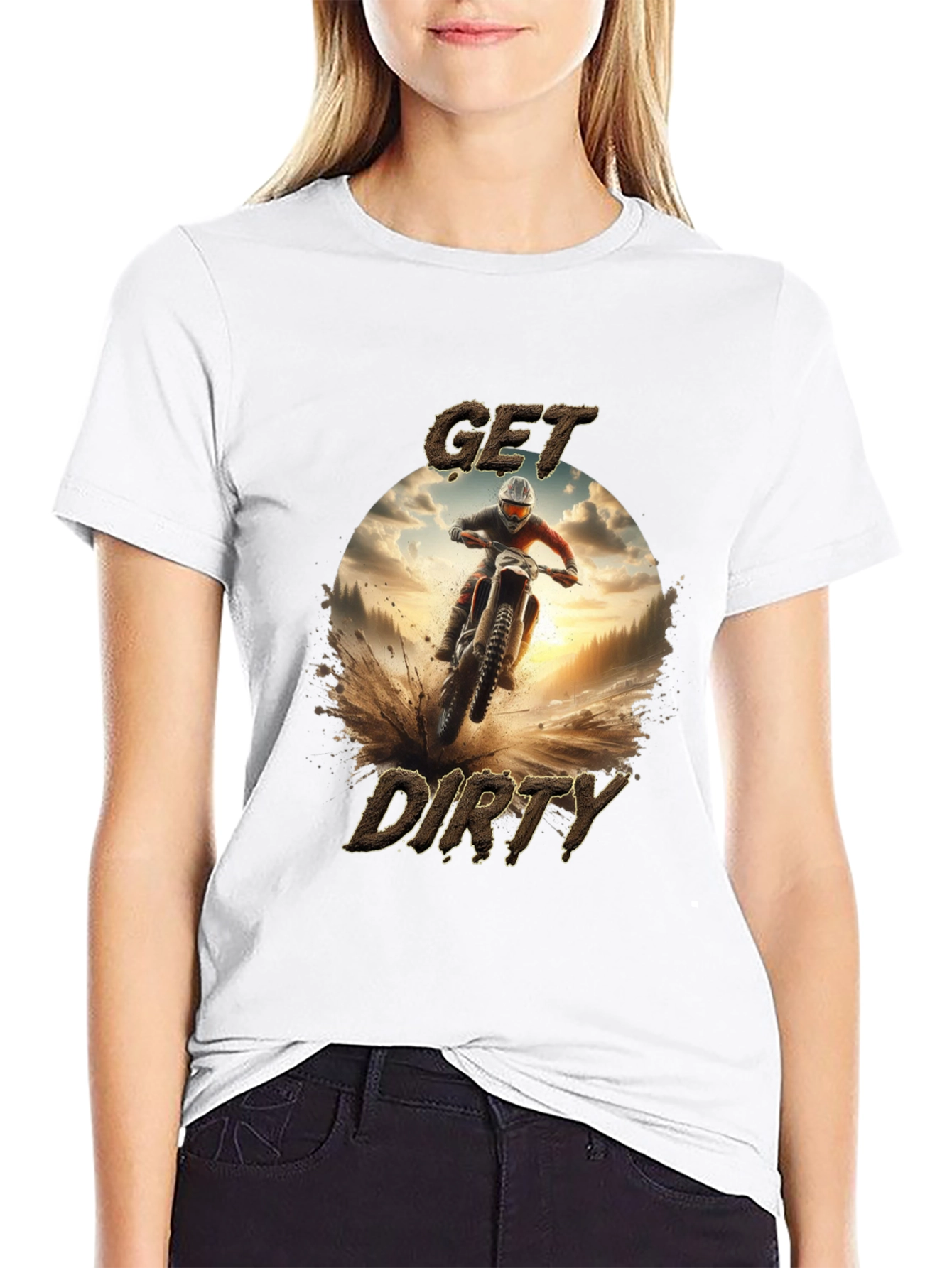 Get Dirty Black Graphic Tee