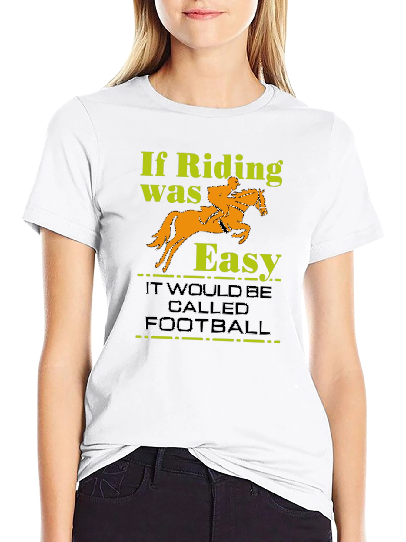 Riding Isnt Easy Graphic T-Shirt
