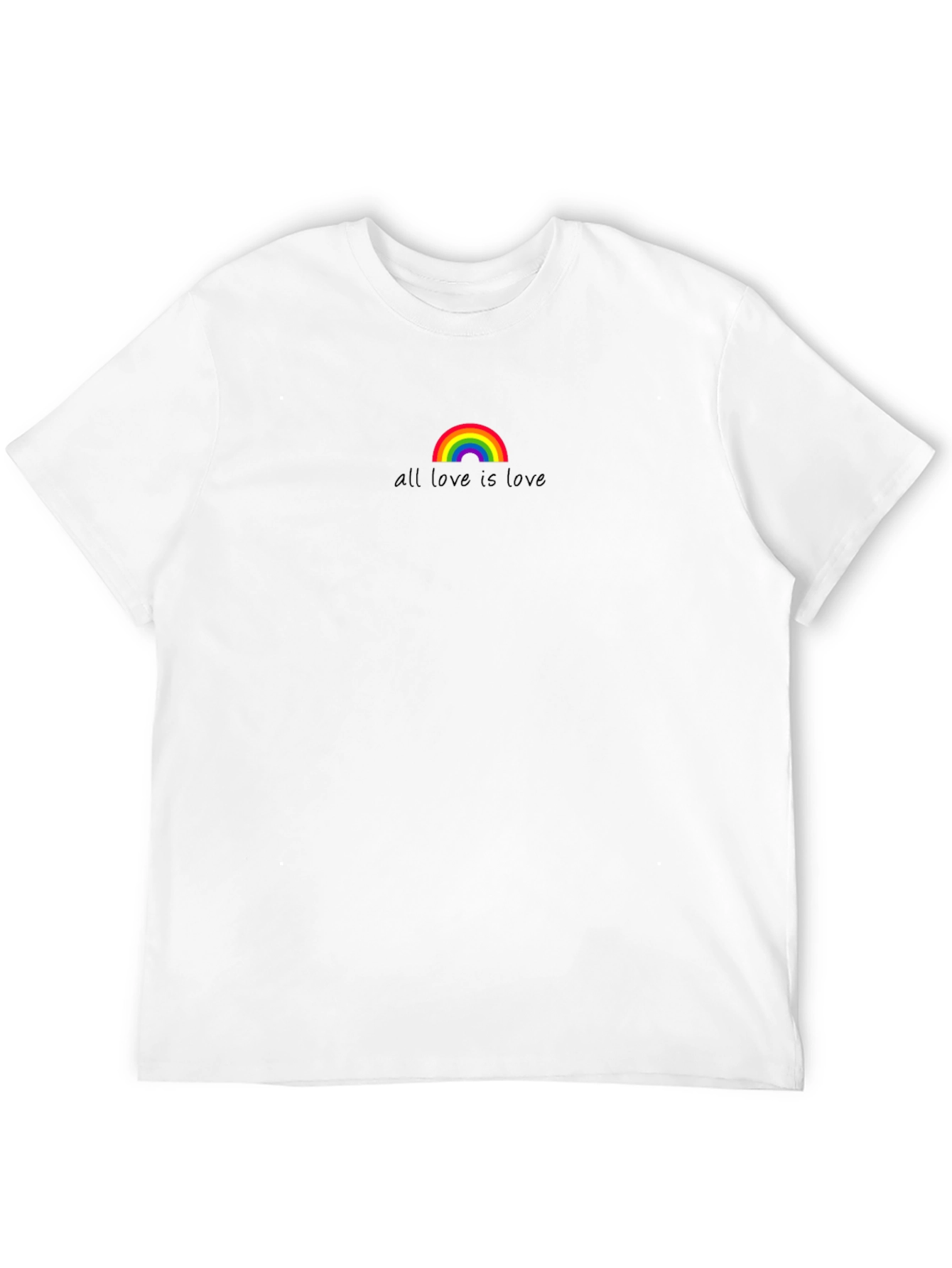 All Love Is Love Rainbow T-Shirt - Black