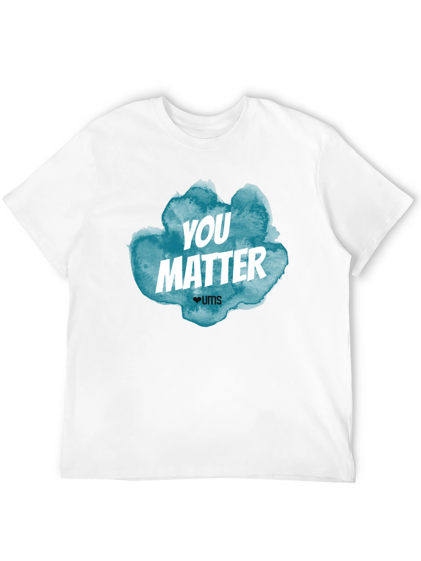 You Matter Graphic Print Crew Neck T-Shirt