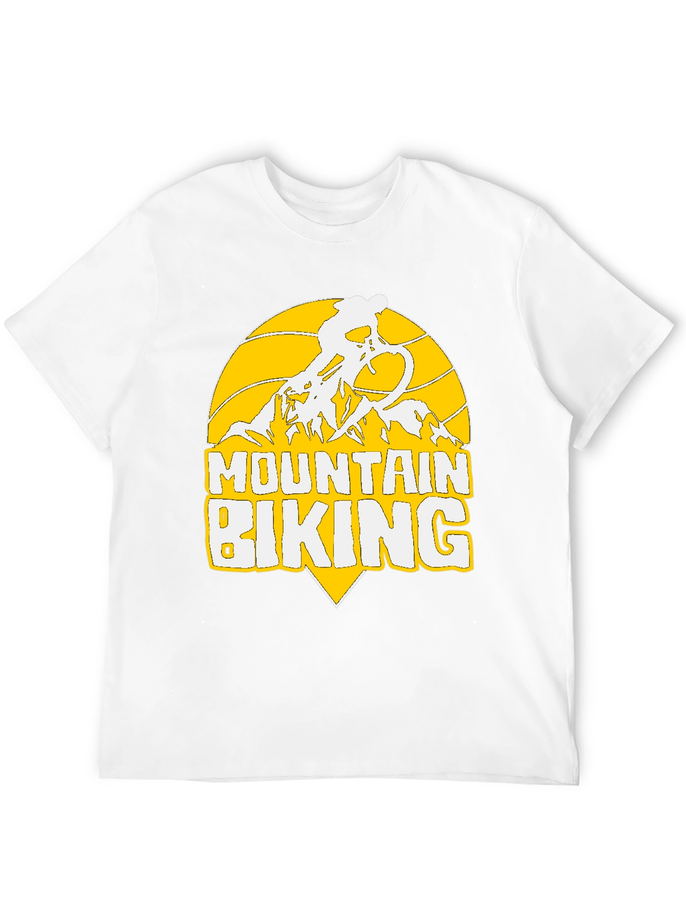 Mountain Biking Graphic Tee - Adventure Awaits!