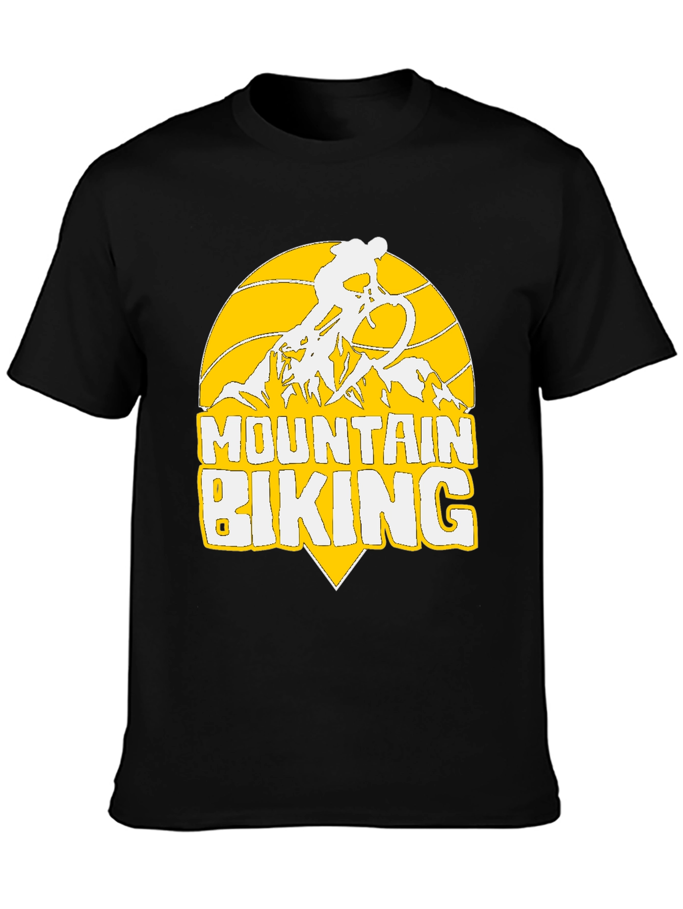 Mountain Biking Graphic Tee - Adventure Awaits!