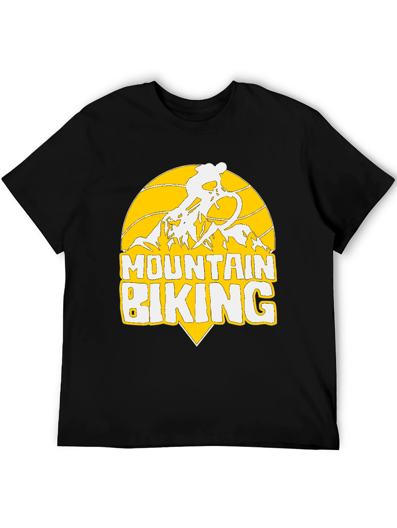 Mountain Biking Graphic Tee - Adventure Awaits!