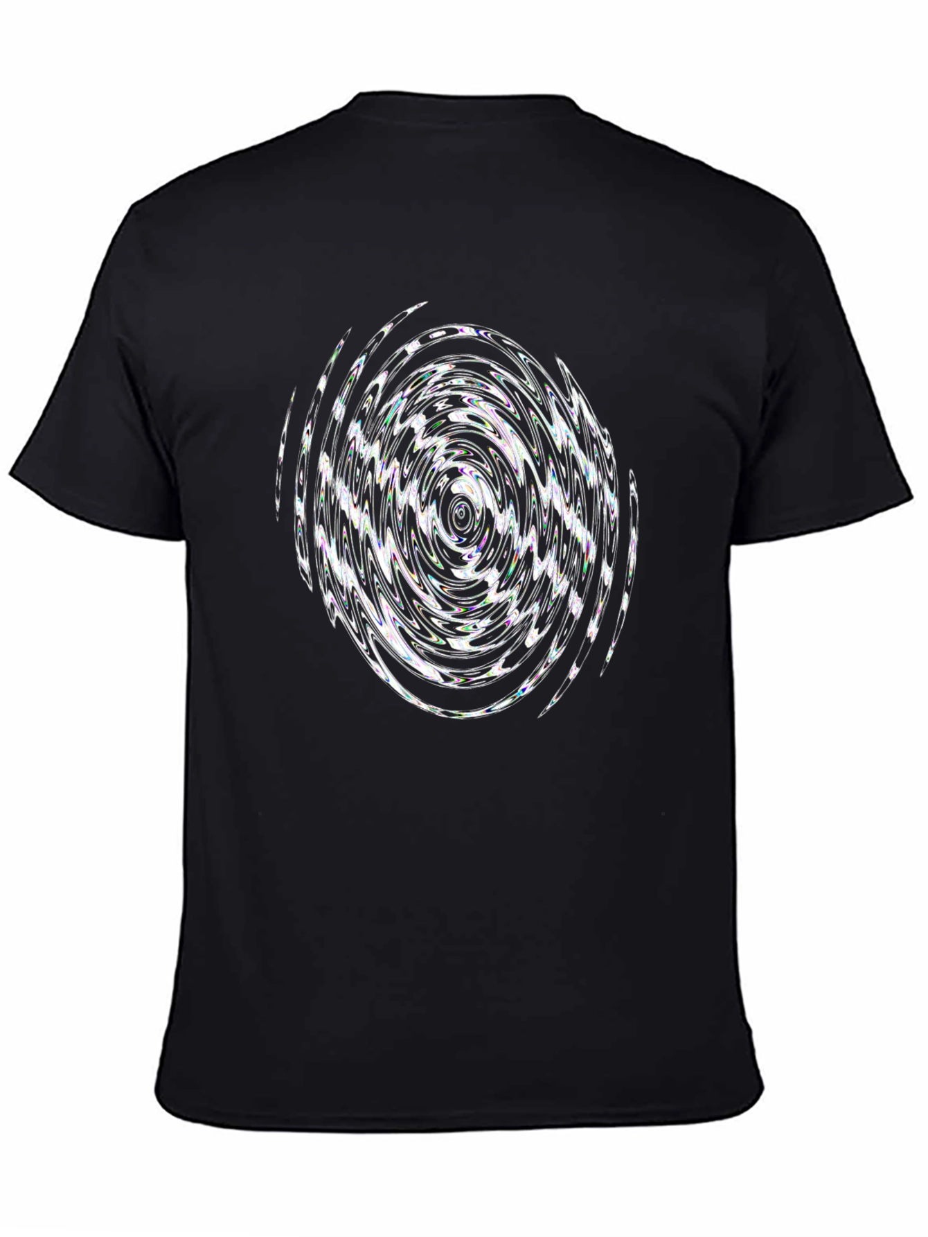 Abstract Swirl Graphic T-Shirt - Modern Design