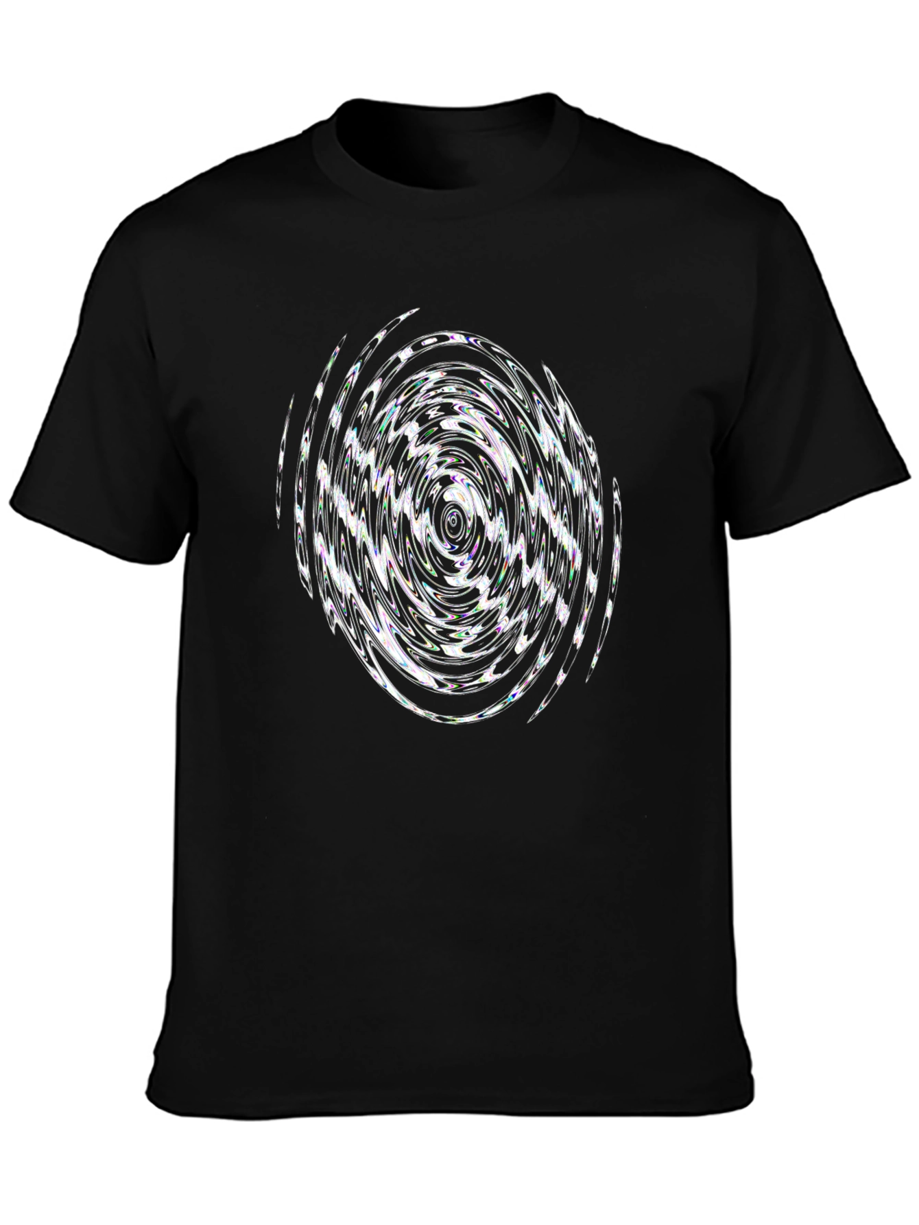 Abstract Swirl Graphic T-Shirt - Modern Design