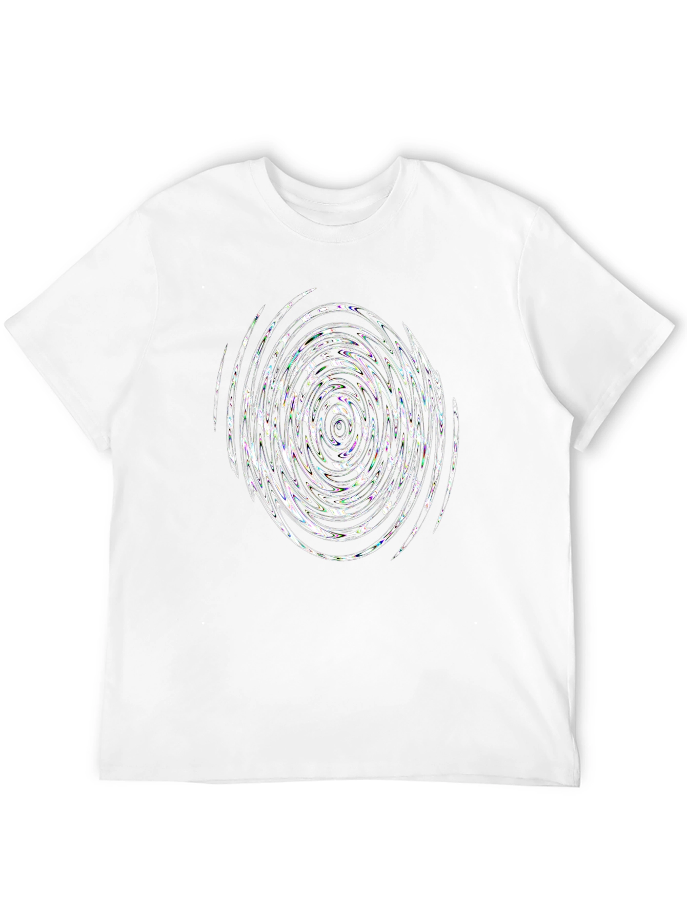 Abstract Swirl Graphic T-Shirt - Modern Design