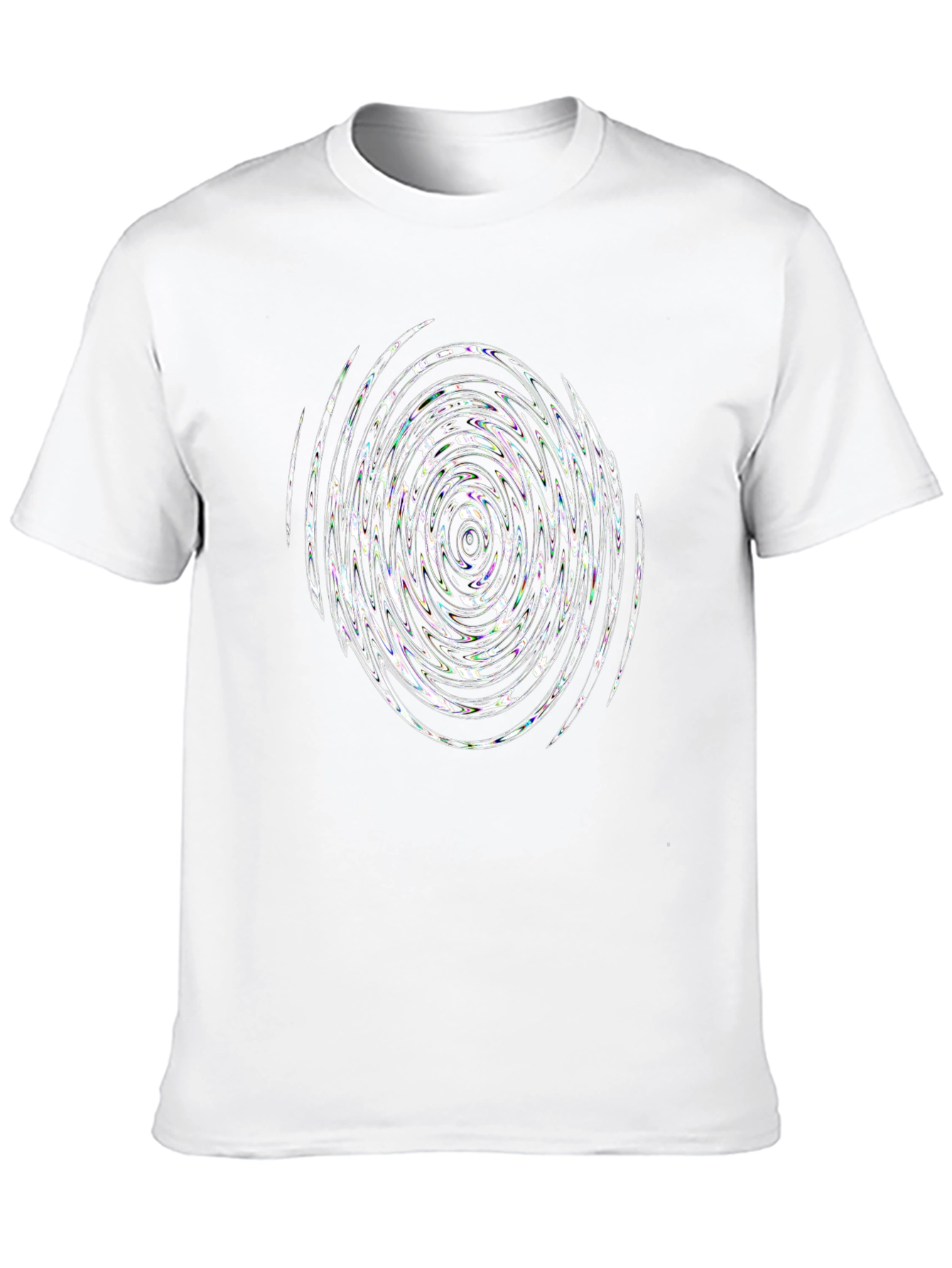 Abstract Swirl Graphic T-Shirt - Modern Design