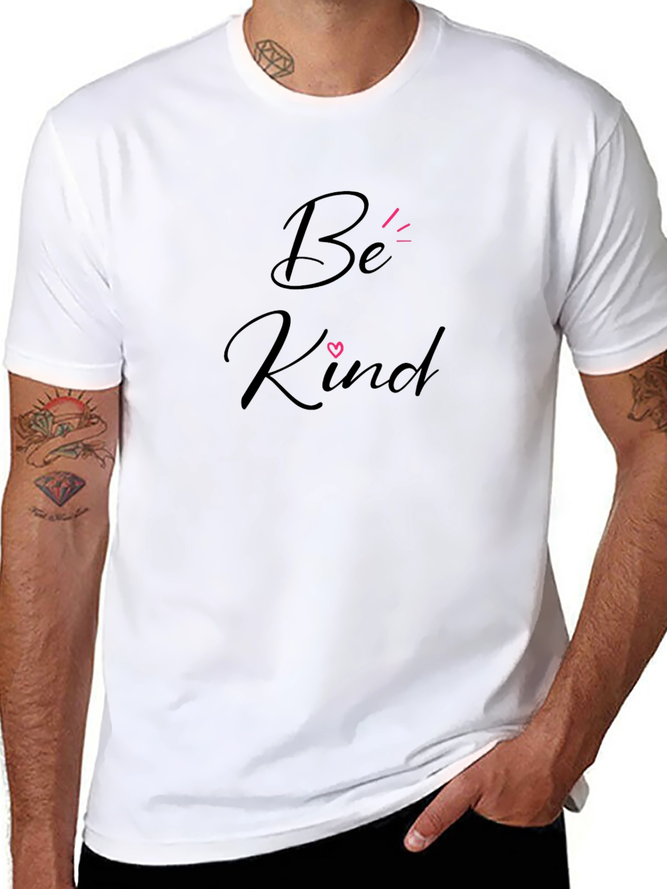 Be Kind Black Graphic Tee