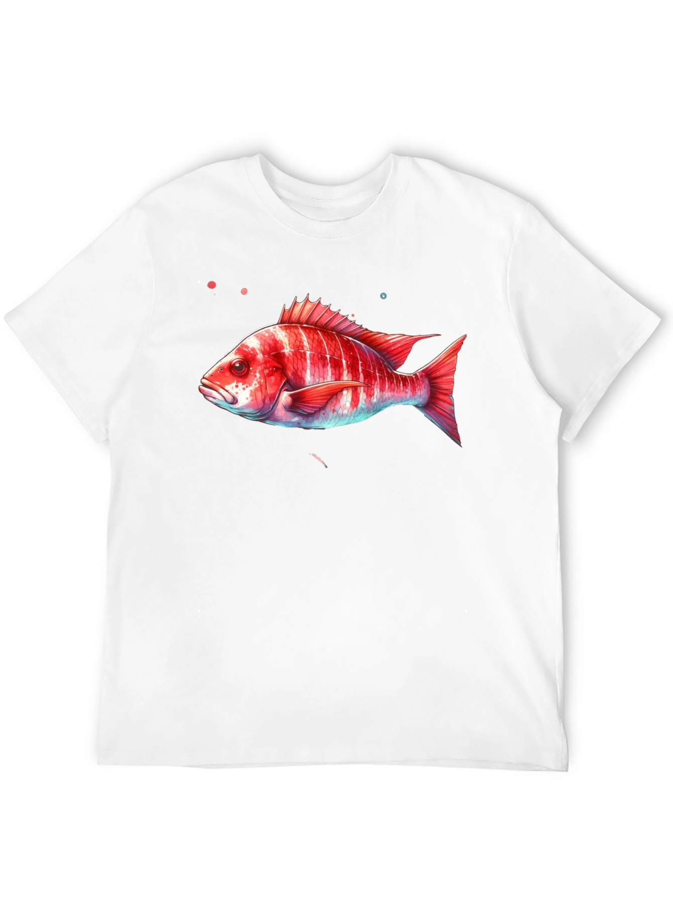 Red Fish Graphic T-Shirt - Unique Design