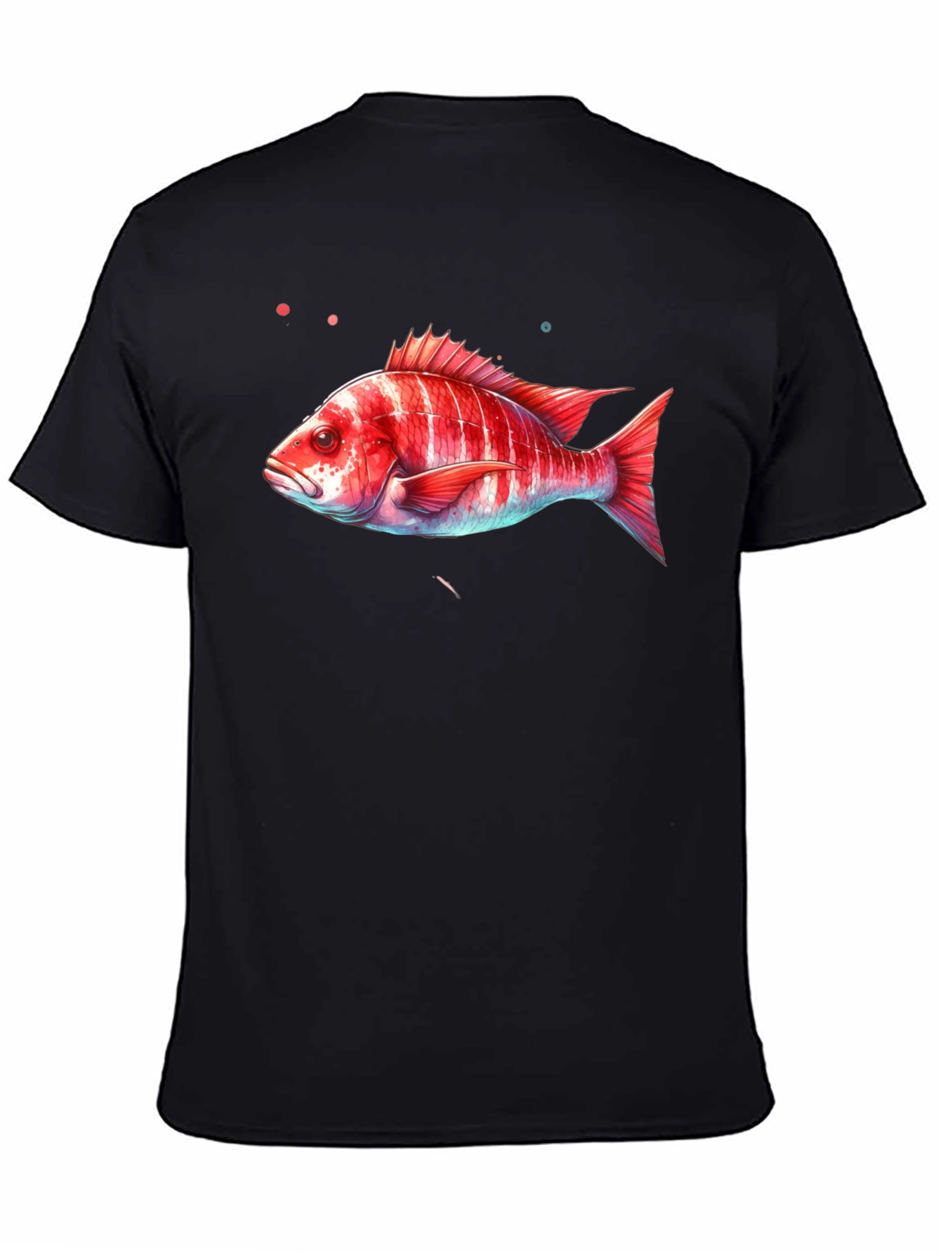 Red Fish Graphic T-Shirt - Unique Design