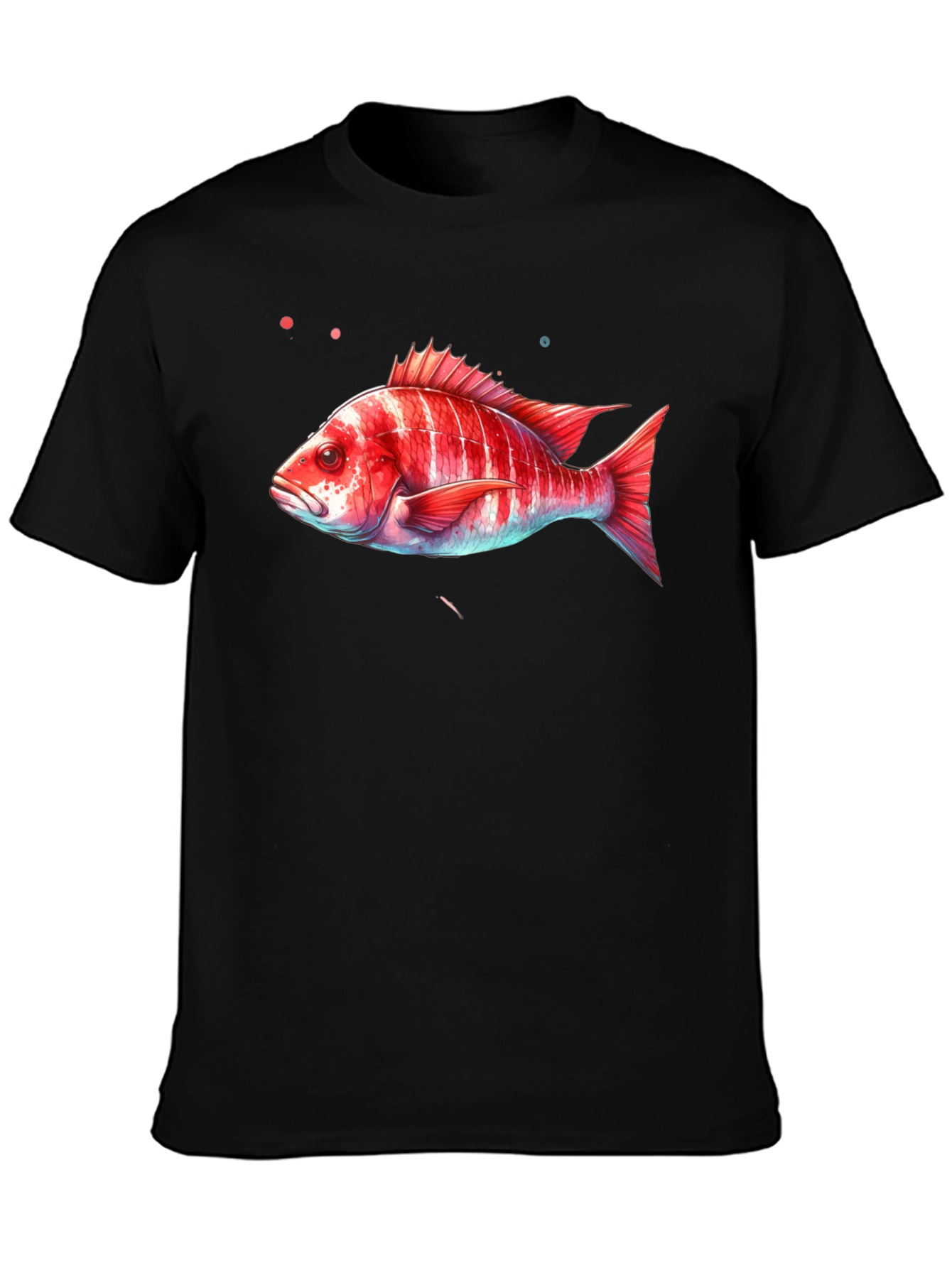 Red Fish Graphic T-Shirt - Unique Design