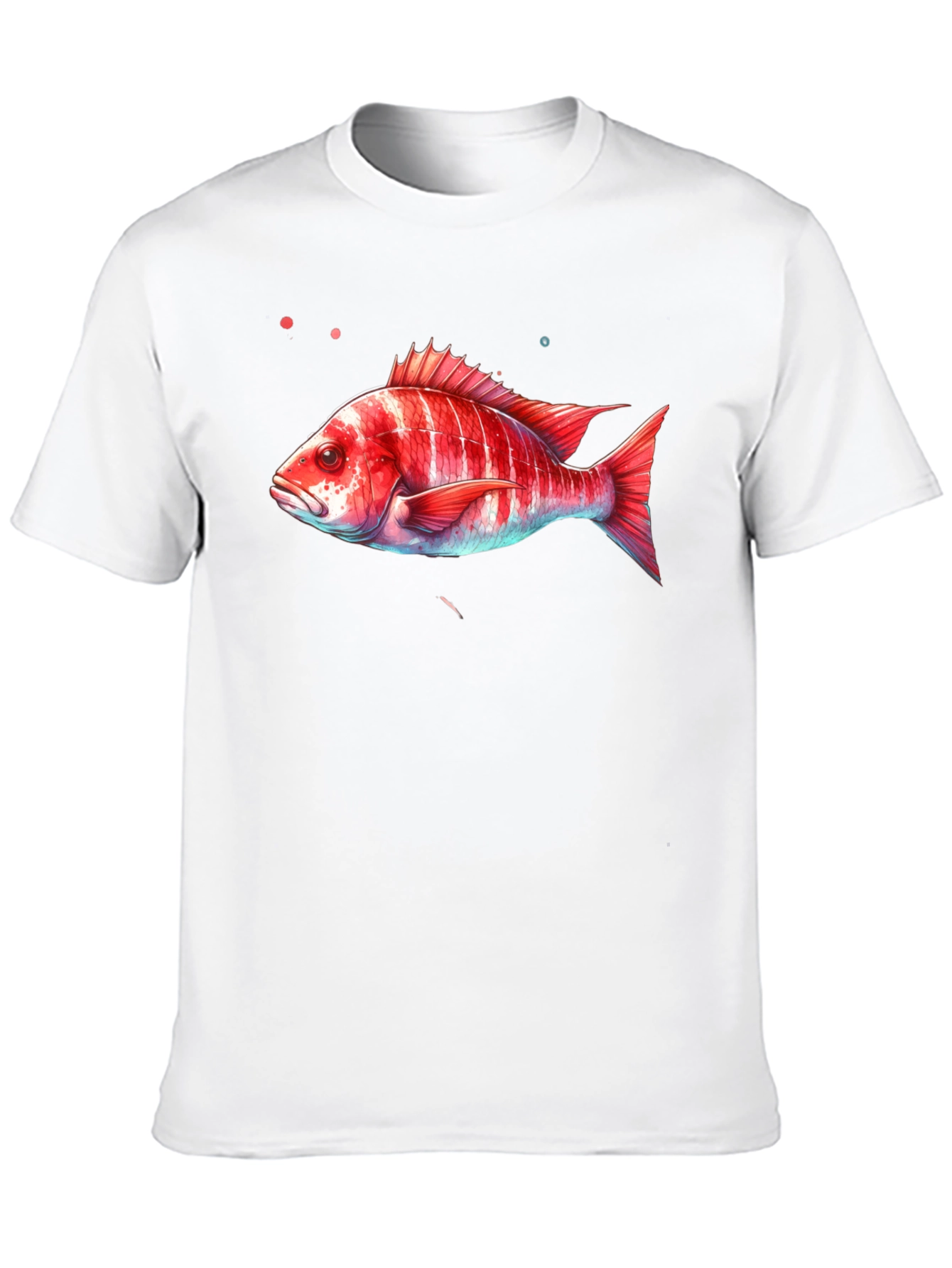 Red Fish Graphic T-Shirt - Unique Design
