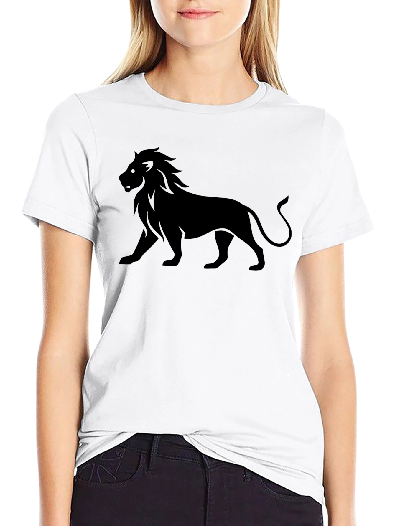 Lion Graphic Black T-Shirt | Mens Stylish Tee