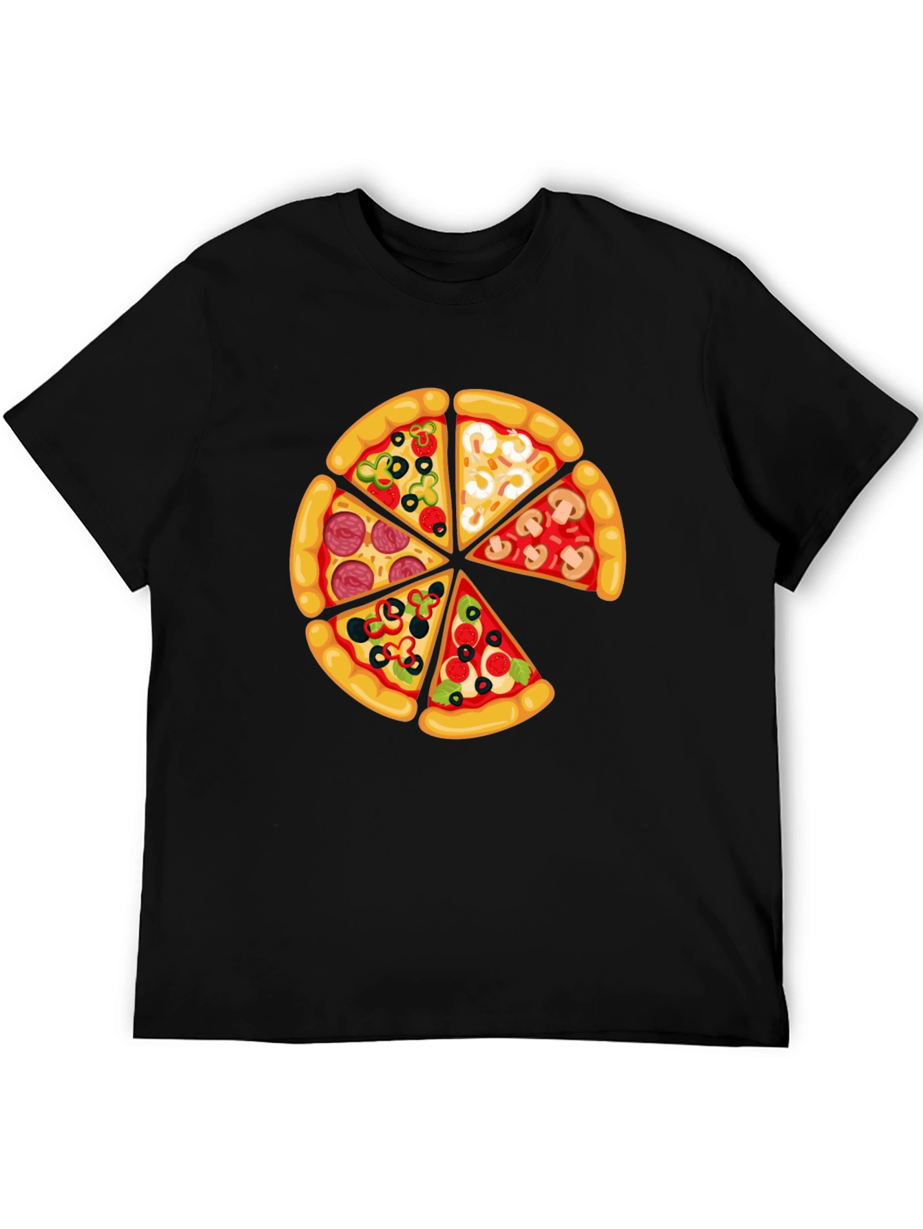 Pizza Slice Graphic T-Shirt - Foodie Fun