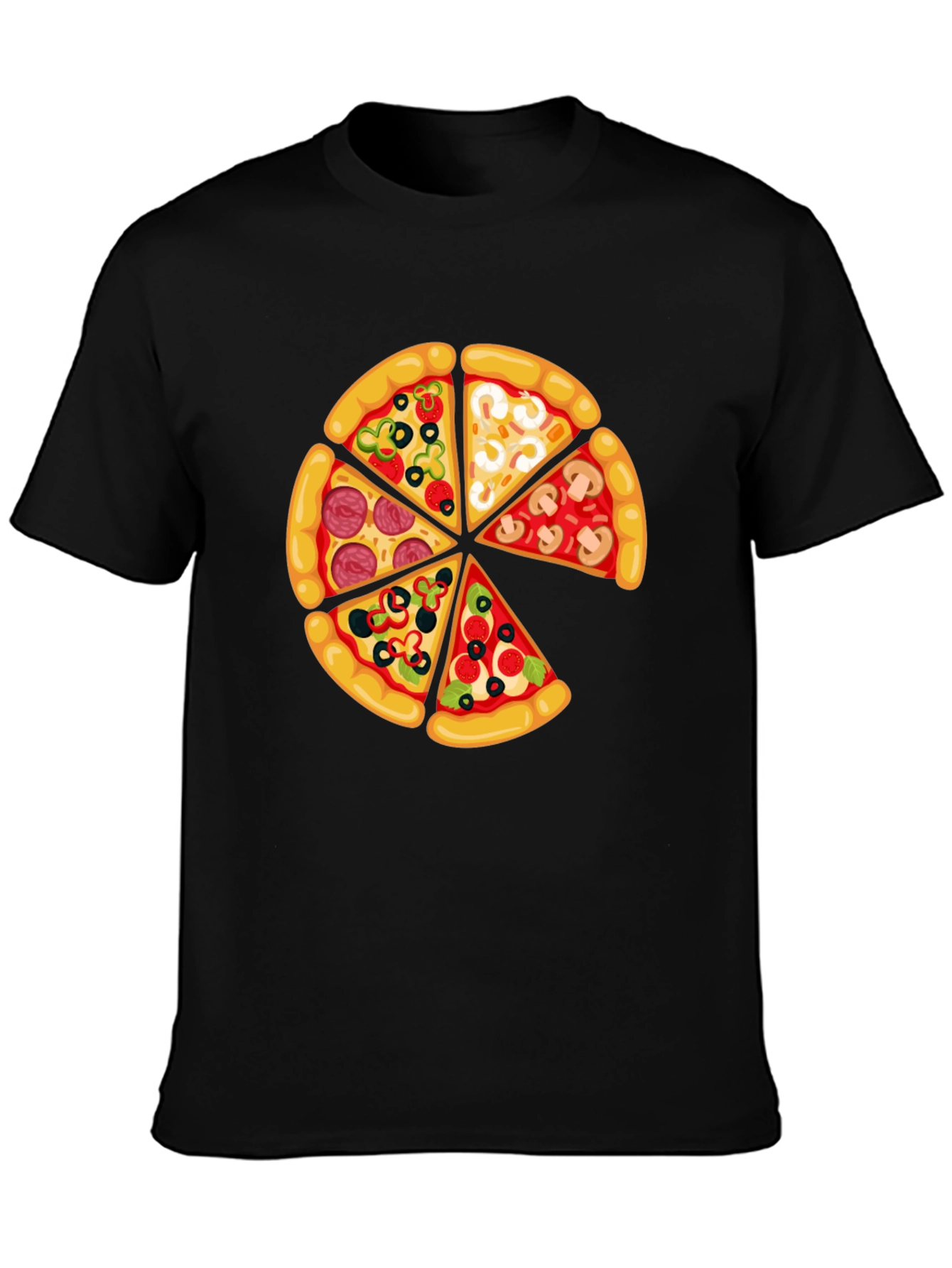 Pizza Slice Graphic T-Shirt - Foodie Fun