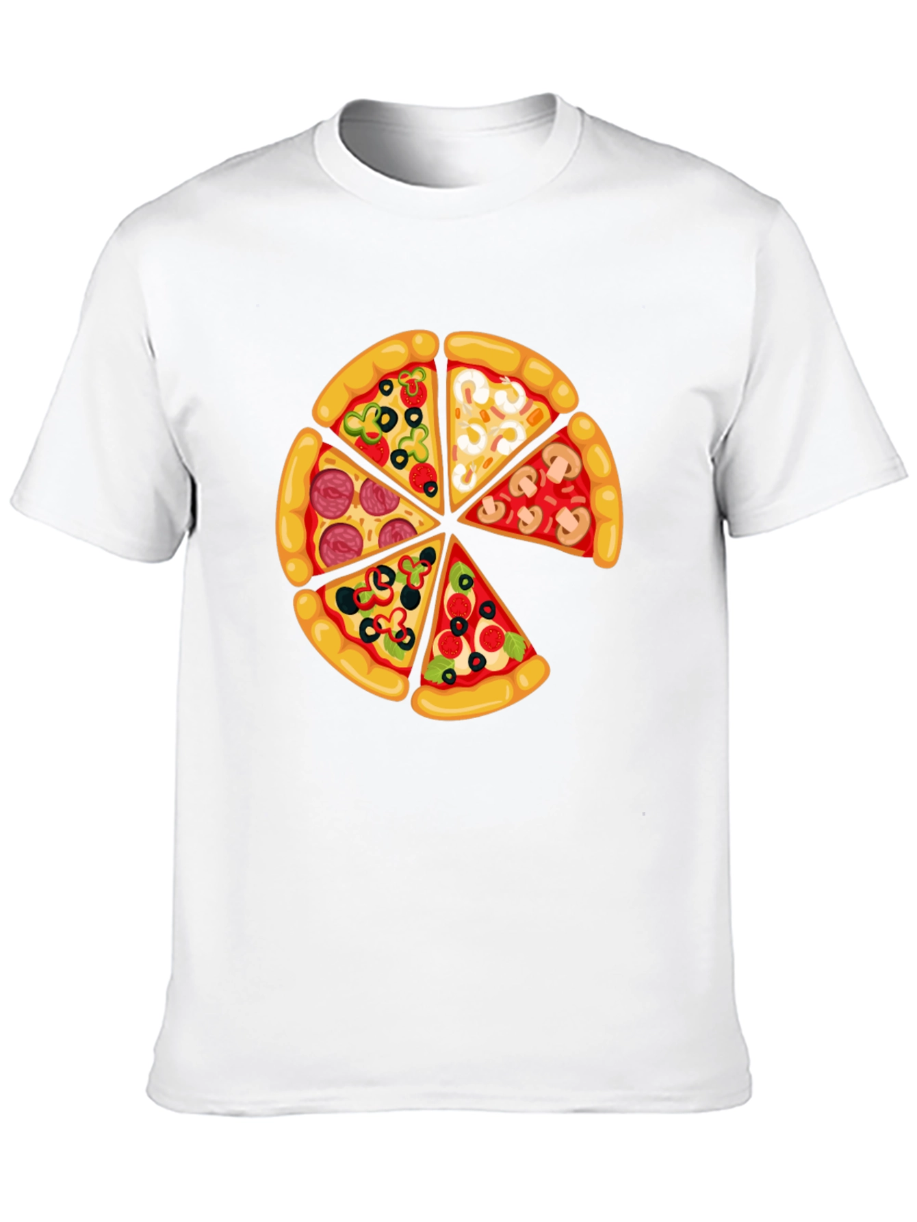 Pizza Slice Graphic T-Shirt - Foodie Fun