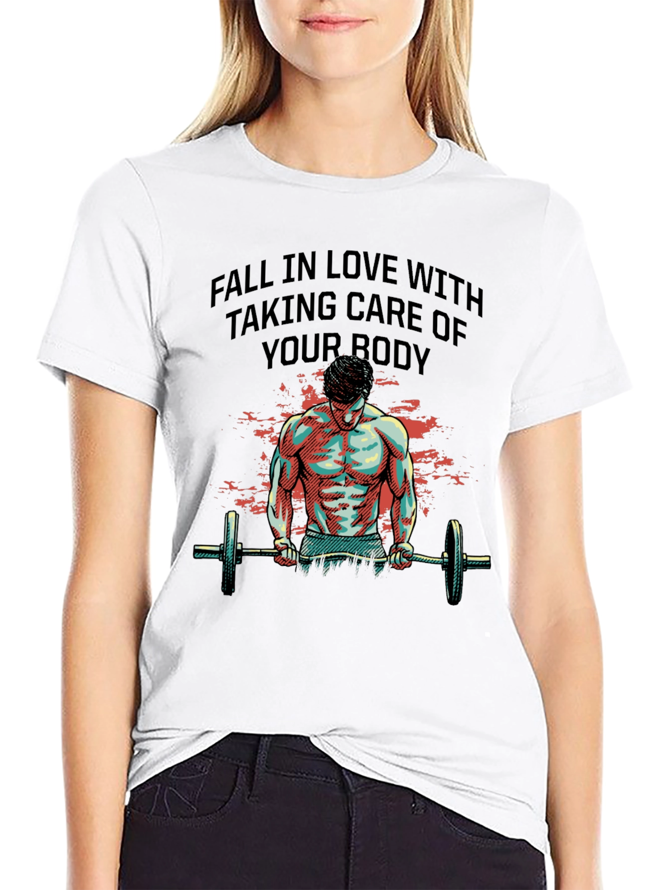 Fitness Lover Tee: Take Care of Your Body
