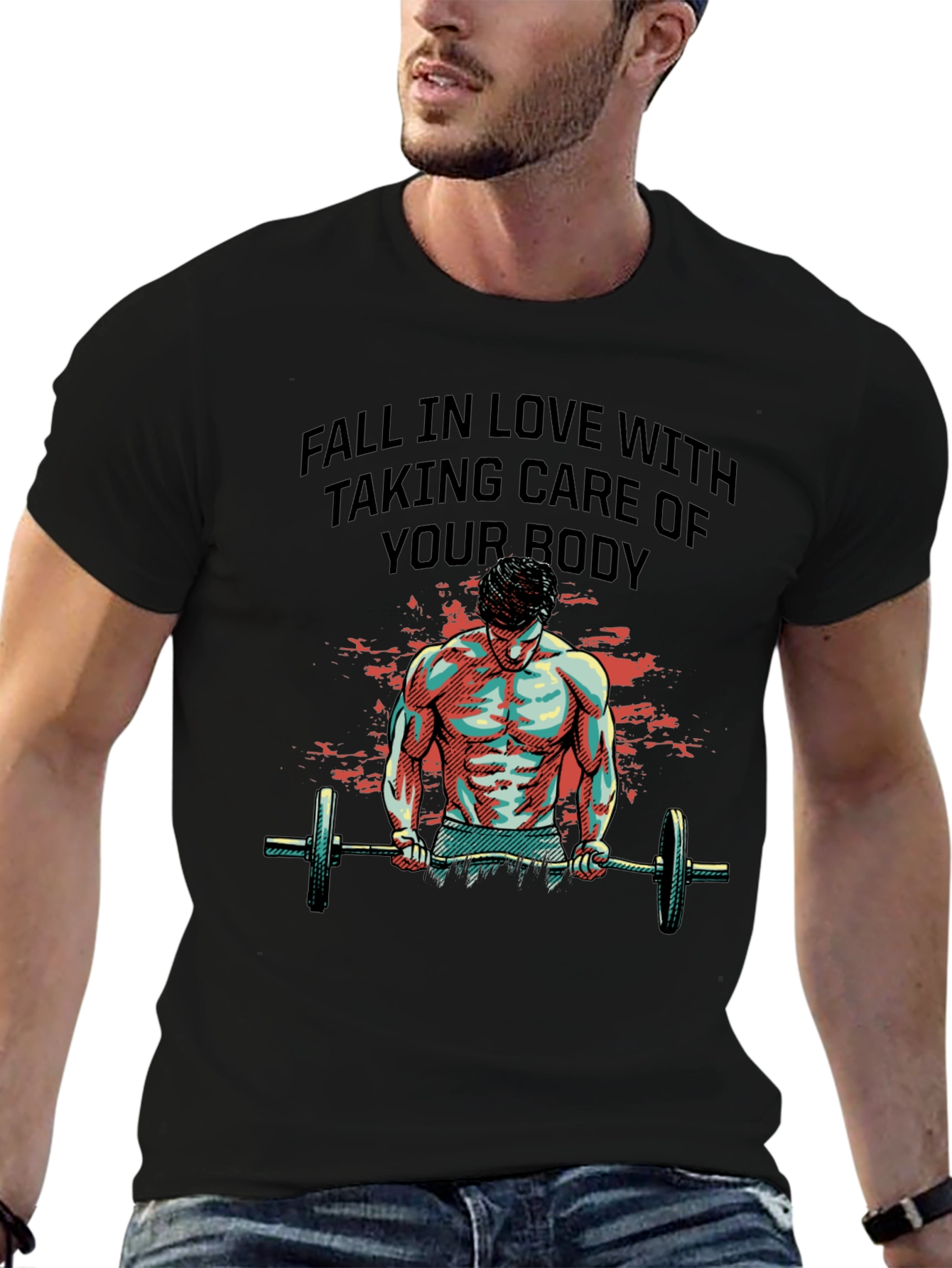 Fitness Lover Tee: Take Care of Your Body