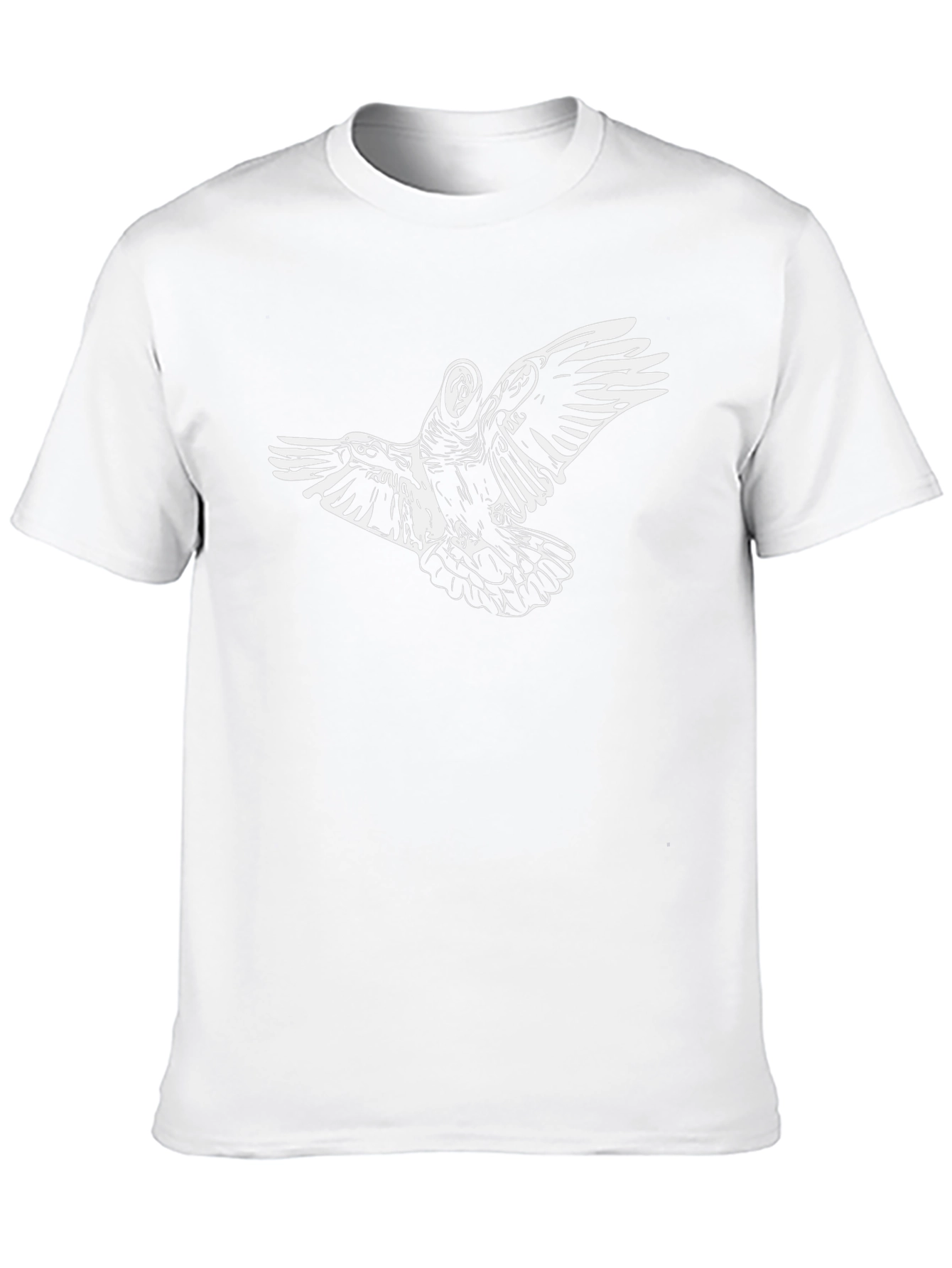 Raven Graphic Print T-Shirt - Stylish & Unique Design
